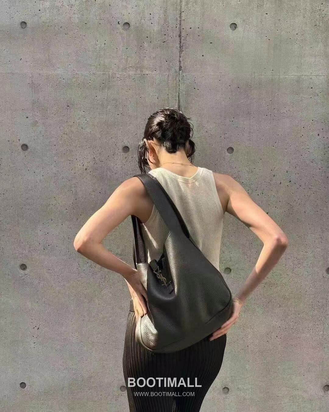 Saint Laurent BEA Deerskin Shopping Tote Bag 76343516801280 생로랑 BEA 디어스킨 쇼핑 토트백 50cm 3