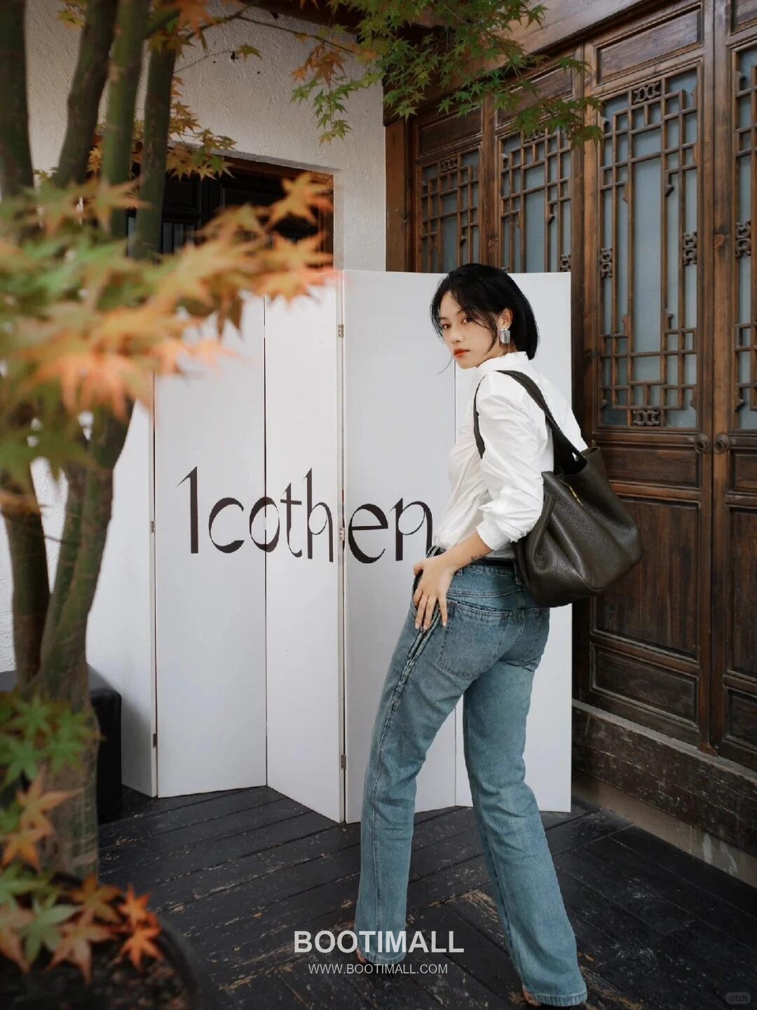 Saint Laurent BEA Deerskin Shopping Tote Bag 76343516801280 생로랑 BEA 디어스킨 쇼핑 토트백 50cm 5