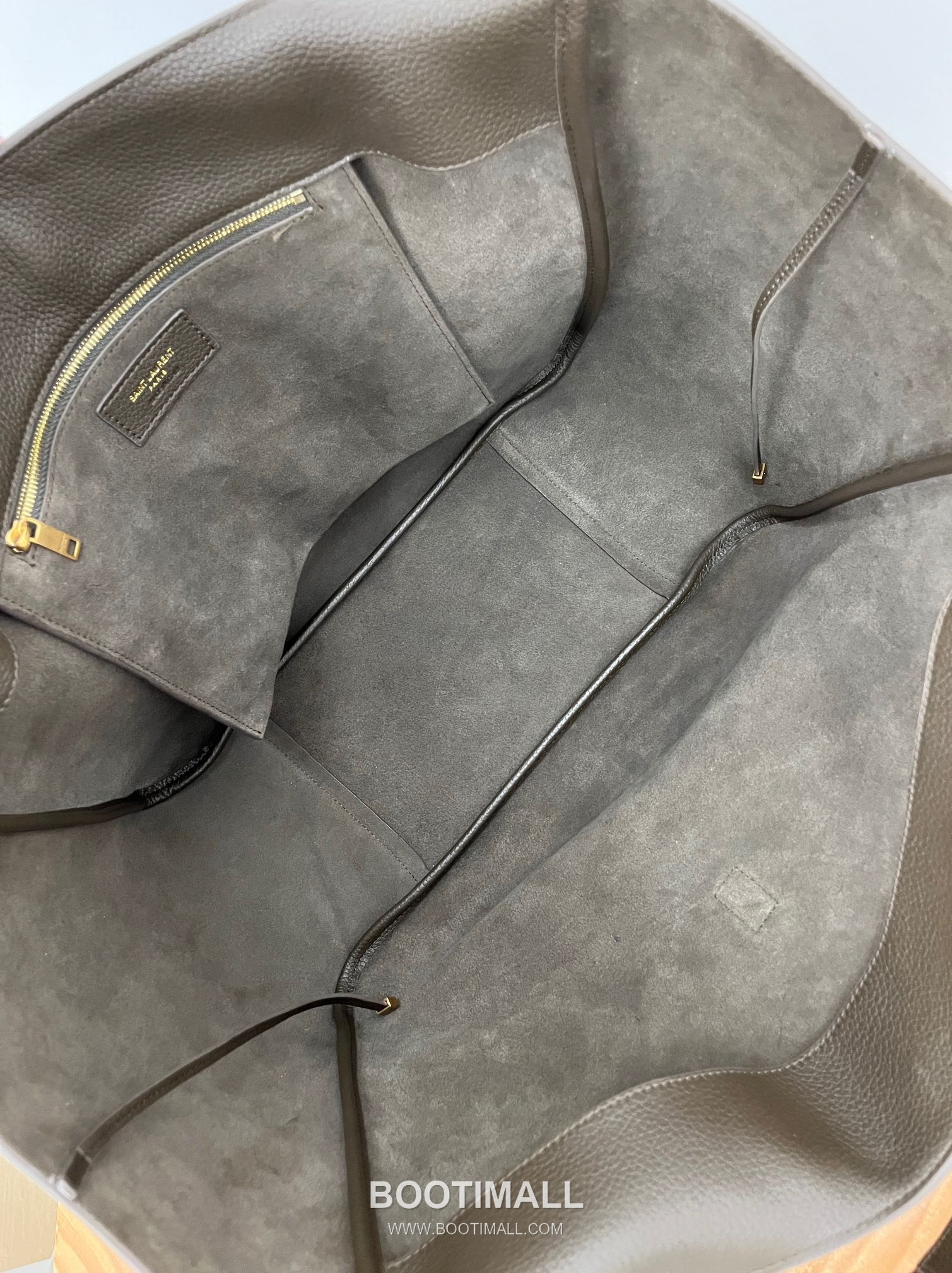 Saint Laurent BEA Deerskin Shopping Tote Bag 76343516801280 생로랑 BEA 디어스킨 쇼핑 토트백 50cm 14