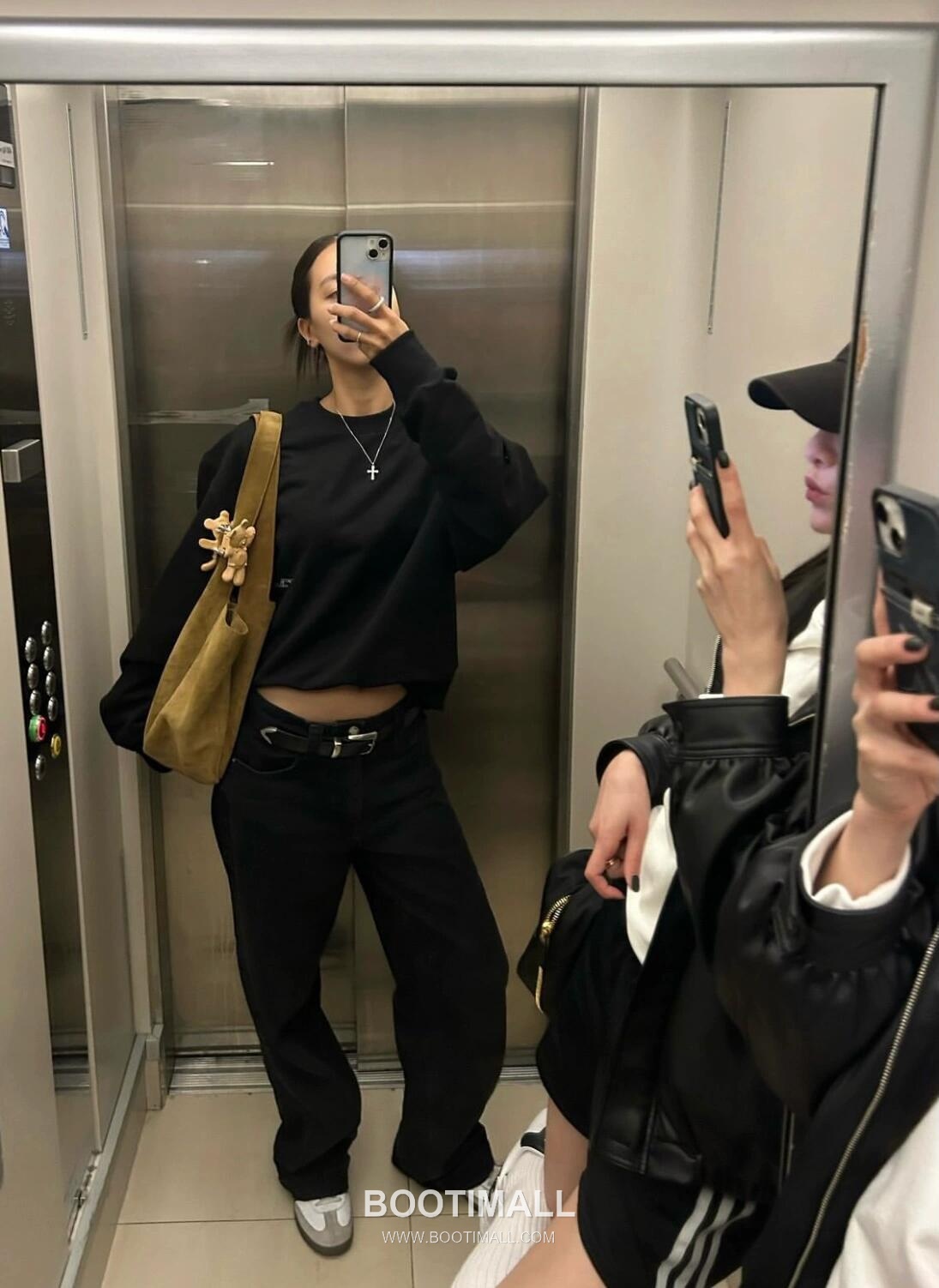 Saint Laurent BEA Leather Shopping Tote Bag 76343516801280 생로랑 BEA 레더 쇼핑 토트백 50cm 2