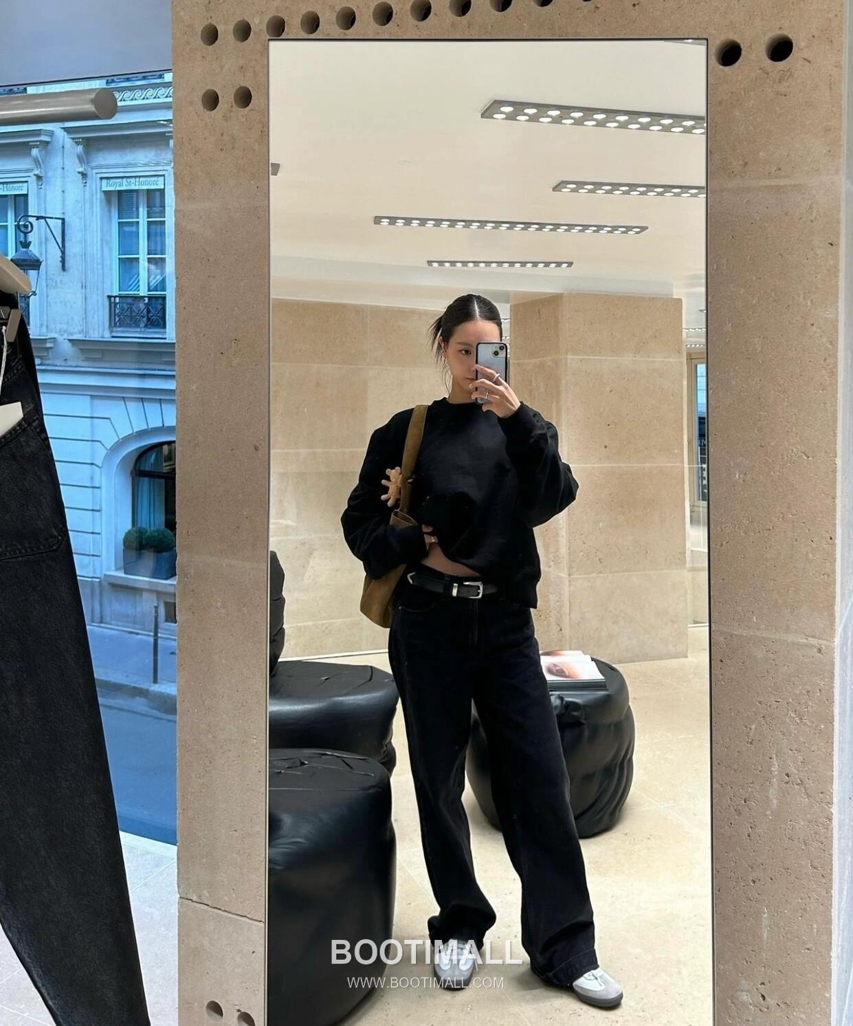 Saint Laurent BEA Leather Shopping Tote Bag 76343516801280 생로랑 BEA 레더 쇼핑 토트백 50cm 4