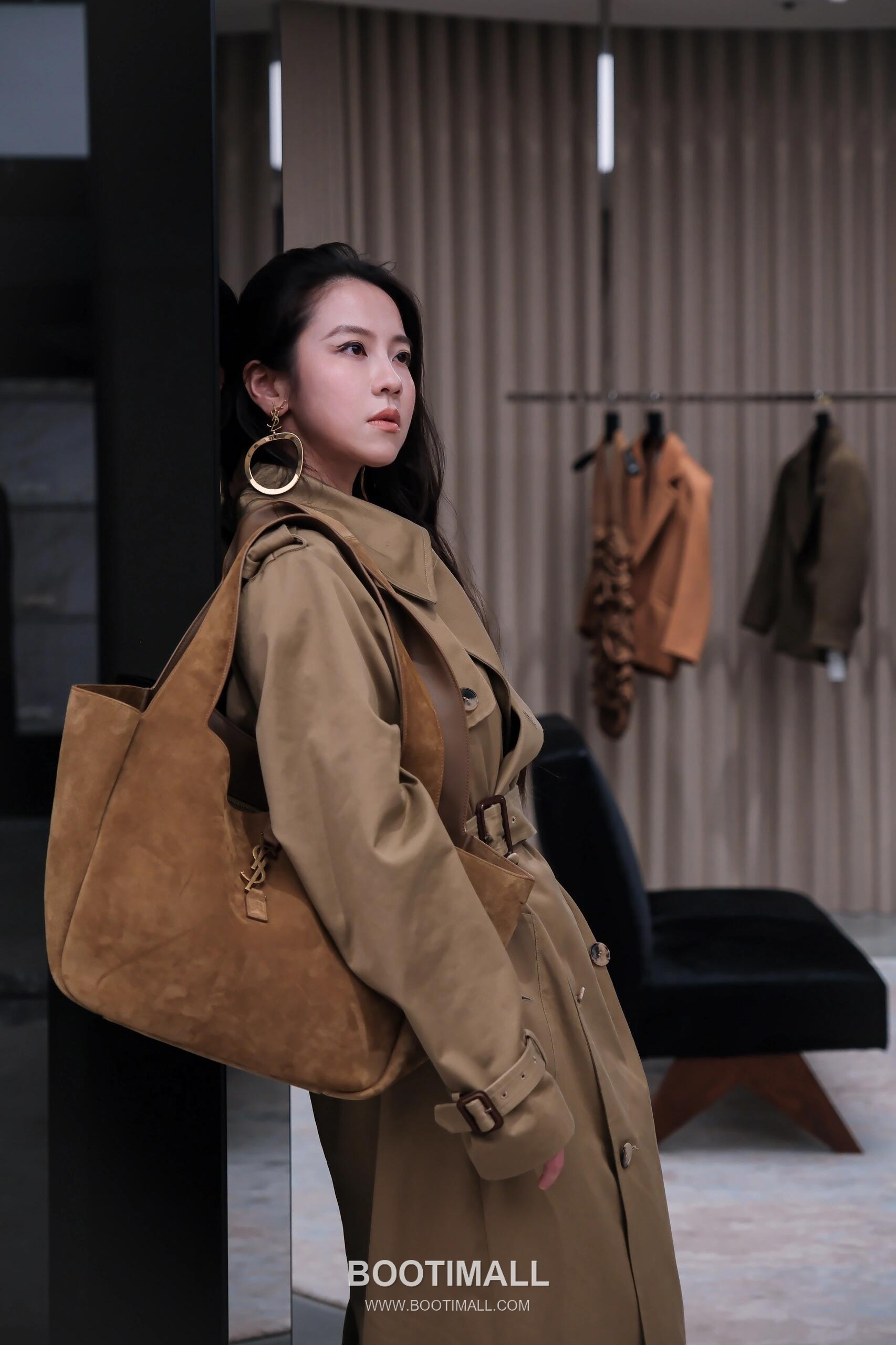 Saint Laurent BEA Leather Shopping Tote Bag 76343516801280 생로랑 BEA 레더 쇼핑 토트백 50cm 6