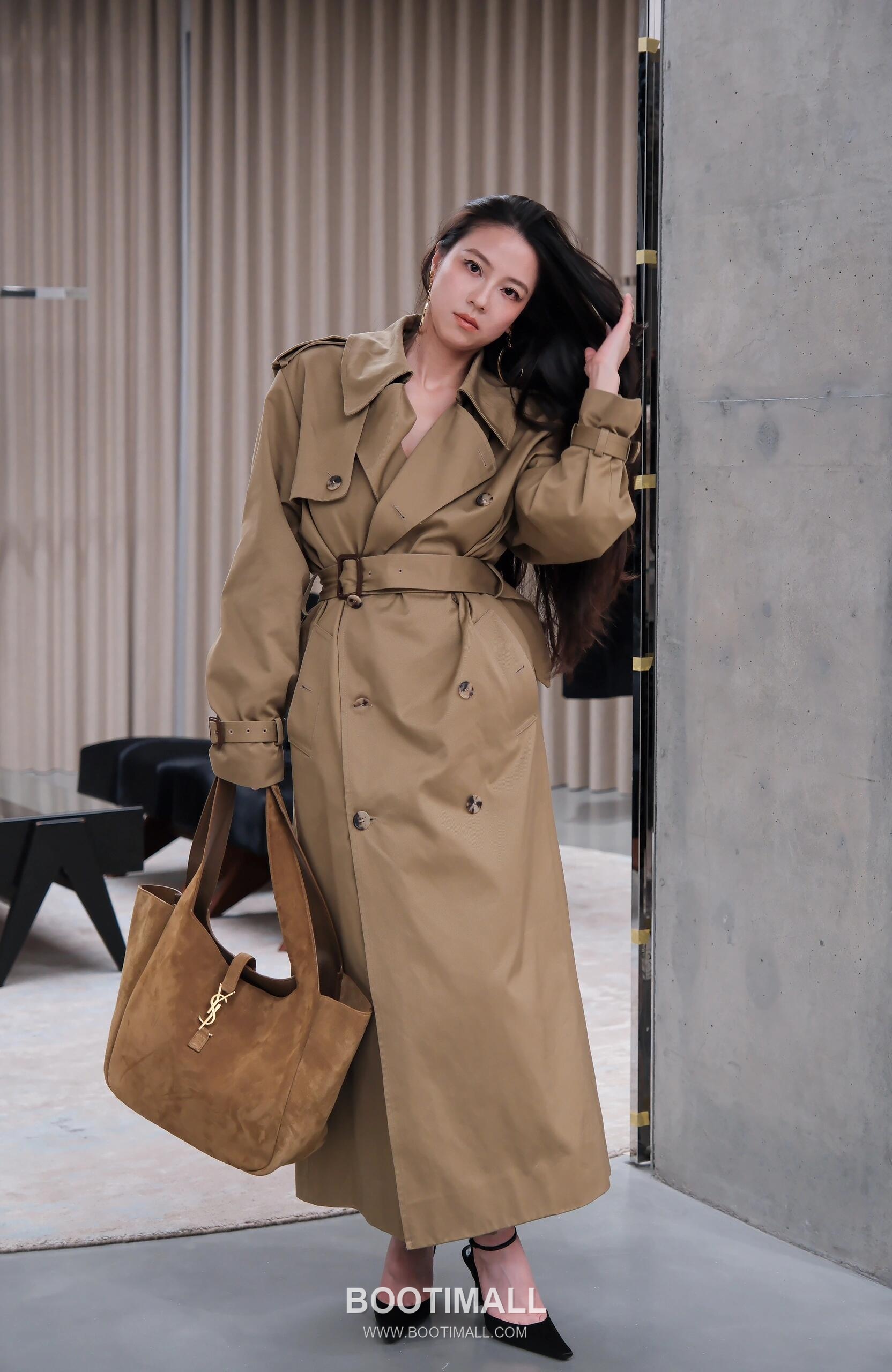 Saint Laurent BEA Leather Shopping Tote Bag 76343516801280 생로랑 BEA 레더 쇼핑 토트백 50cm 8