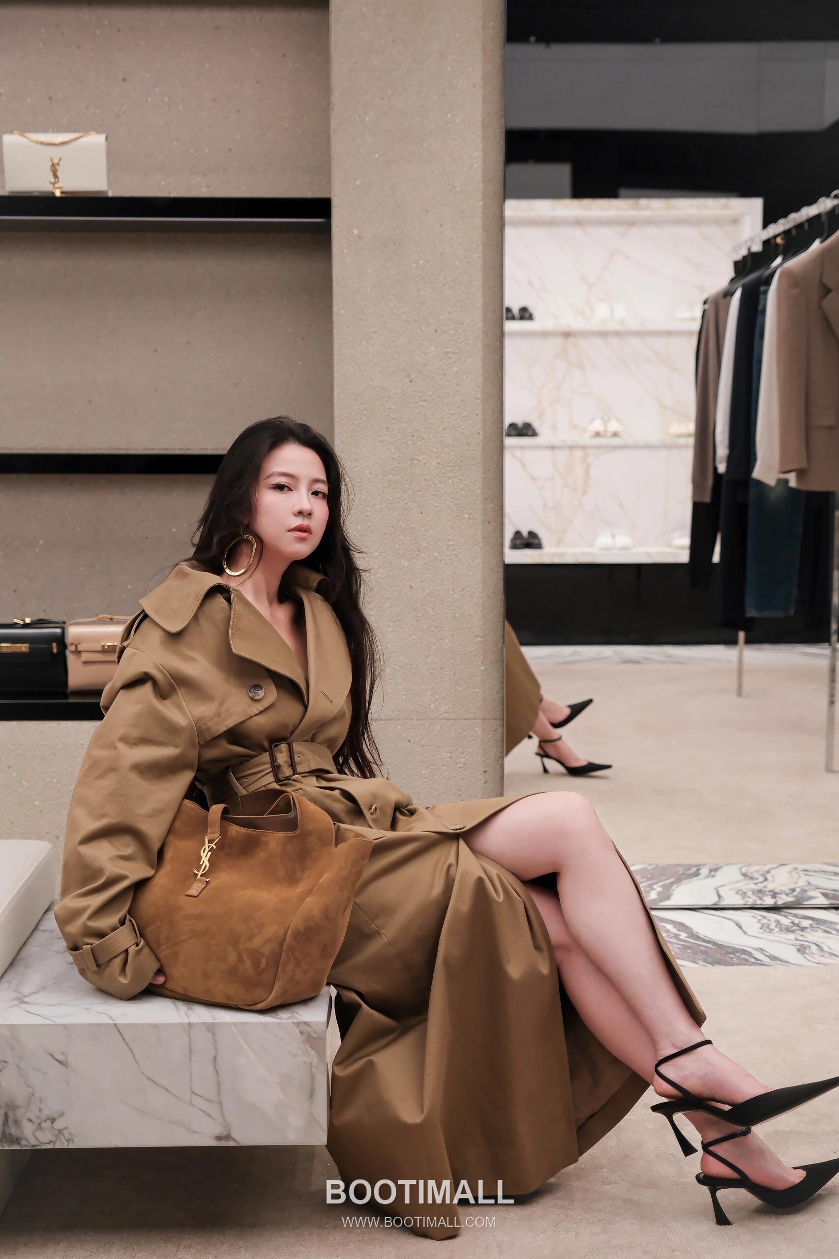 Saint Laurent BEA Leather Shopping Tote Bag 76343516801280 생로랑 BEA 레더 쇼핑 토트백 50cm 9