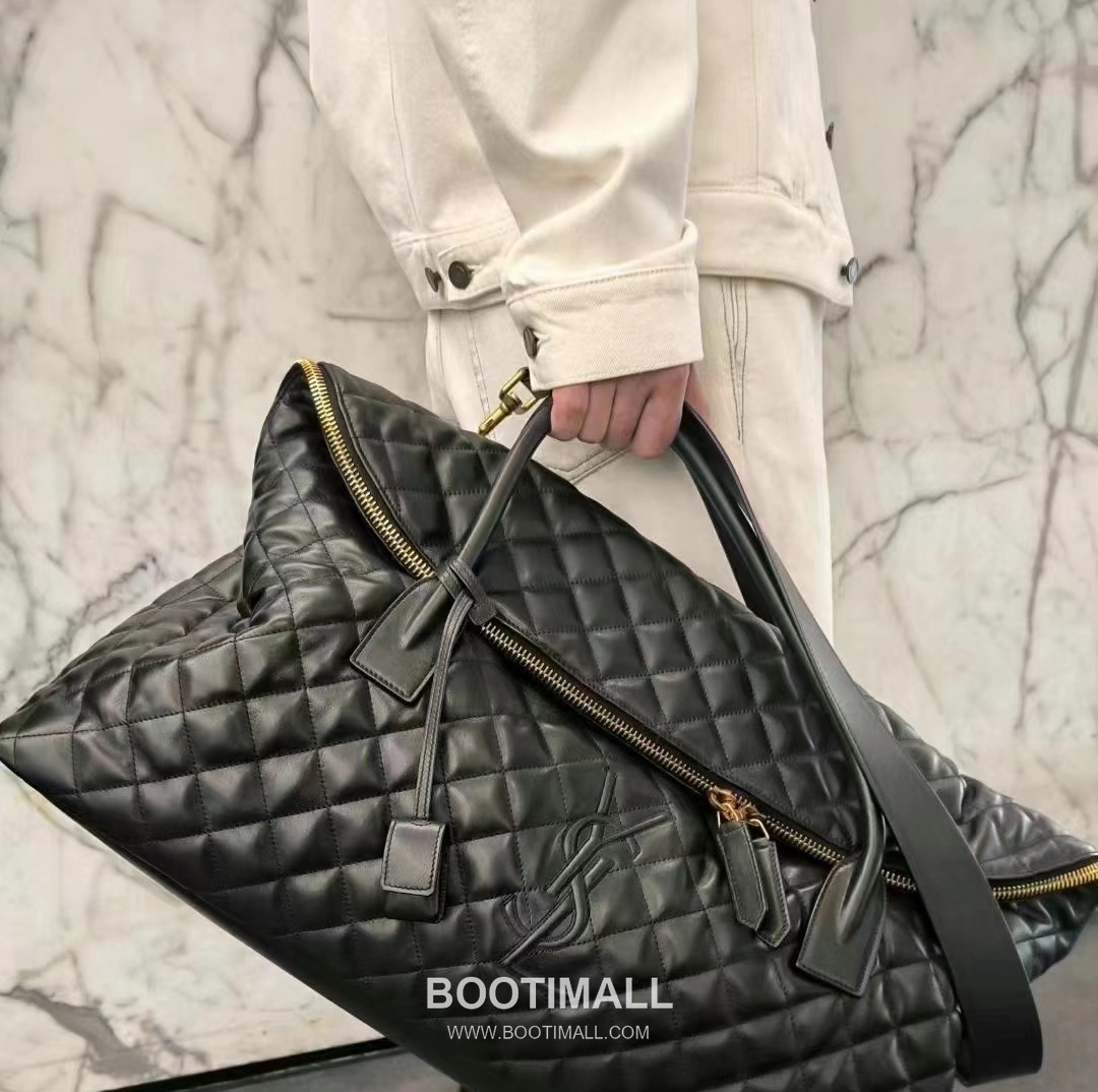 Saint Laurent ES Giant Quilted Leather Travel Bag 73600916801480 생로랑 ES 자이언트 퀼팅 레더 트래블백 56cm 4