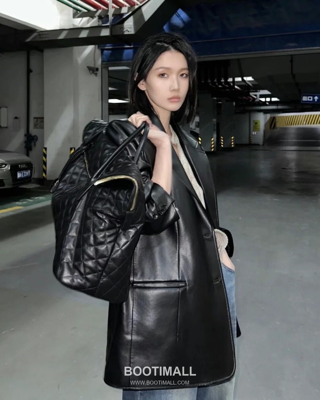Saint Laurent ES Giant Quilted Leather Travel Bag 73600916801480 생로랑 ES 자이언트 퀼팅 레더 트래블백 56cm 20