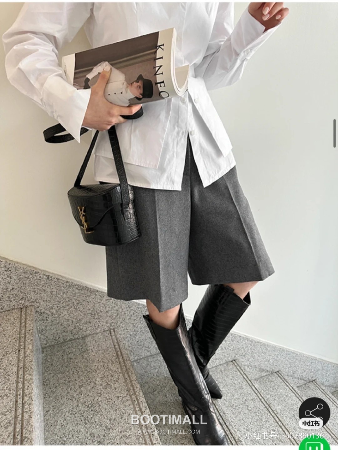 Saint Laurent June Box Croc Embossed Quilted Lambskin Top Handle Bag 7100801680780 생로랑 준 박스 크로크 엠보스 퀼팅 램스킨 탑핸들백 19cm 2