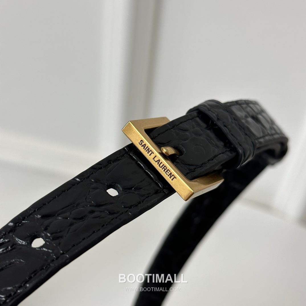 Saint Laurent June Box Croc Embossed Quilted Lambskin Top Handle Bag 7100801680780 생로랑 준 박스 크로크 엠보스 퀼팅 램스킨 탑핸들백 19cm 16