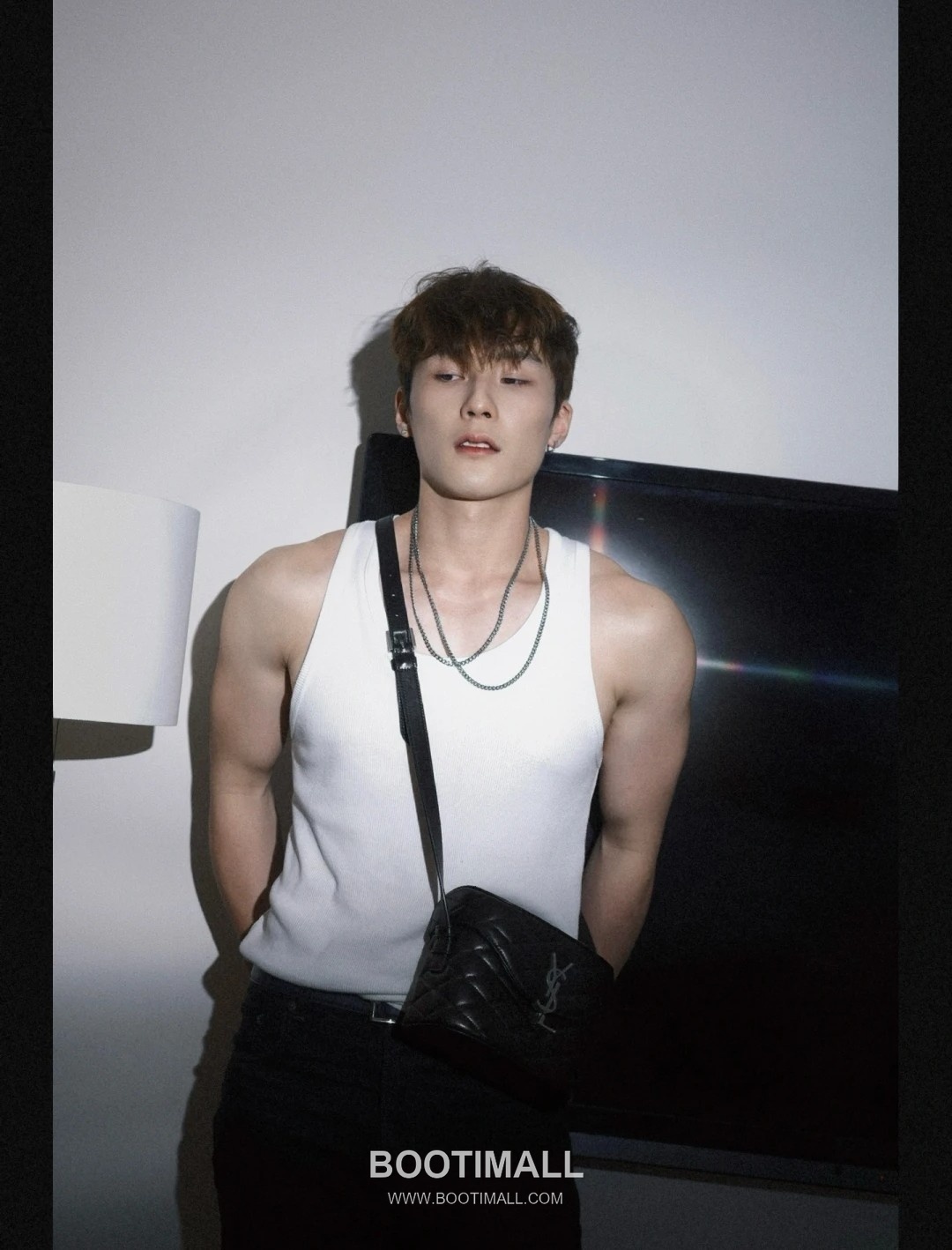 Saint Laurent June Box Croc Embossed Quilted Lambskin Top Handle Bag 7100801680780 생로랑 준 박스 크로크 엠보스 퀼팅 램스킨 탑핸들백 19cm 3