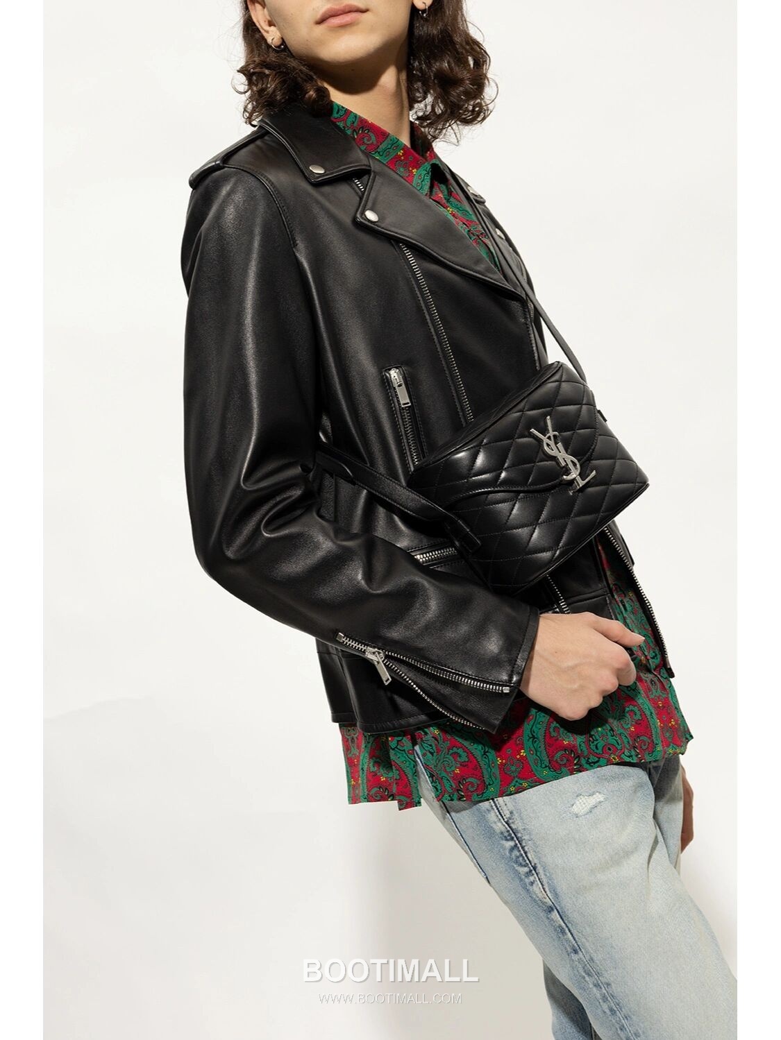 Saint Laurent June Box Croc Embossed Quilted Lambskin Top Handle Bag 7100801680780 생로랑 준 박스 크로크 엠보스 퀼팅 램스킨 탑핸들백 19cm 4