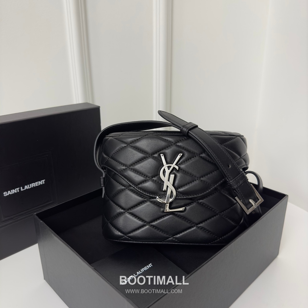 Saint Laurent June Box Croc Embossed Quilted Lambskin Top Handle Bag 7100801680780 생로랑 준 박스 크로크 엠보스 퀼팅 램스킨 탑핸들백 19cm 10