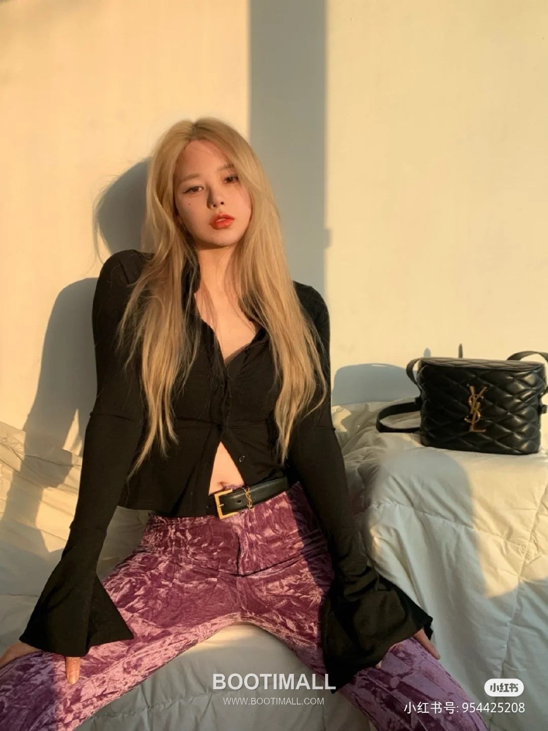 Saint Laurent June Box Croc Embossed Quilted Lambskin Top Handle Bag 7100801680780 생로랑 준 박스 크로크 엠보스 퀼팅 램스킨 탑핸들백 19cm 3