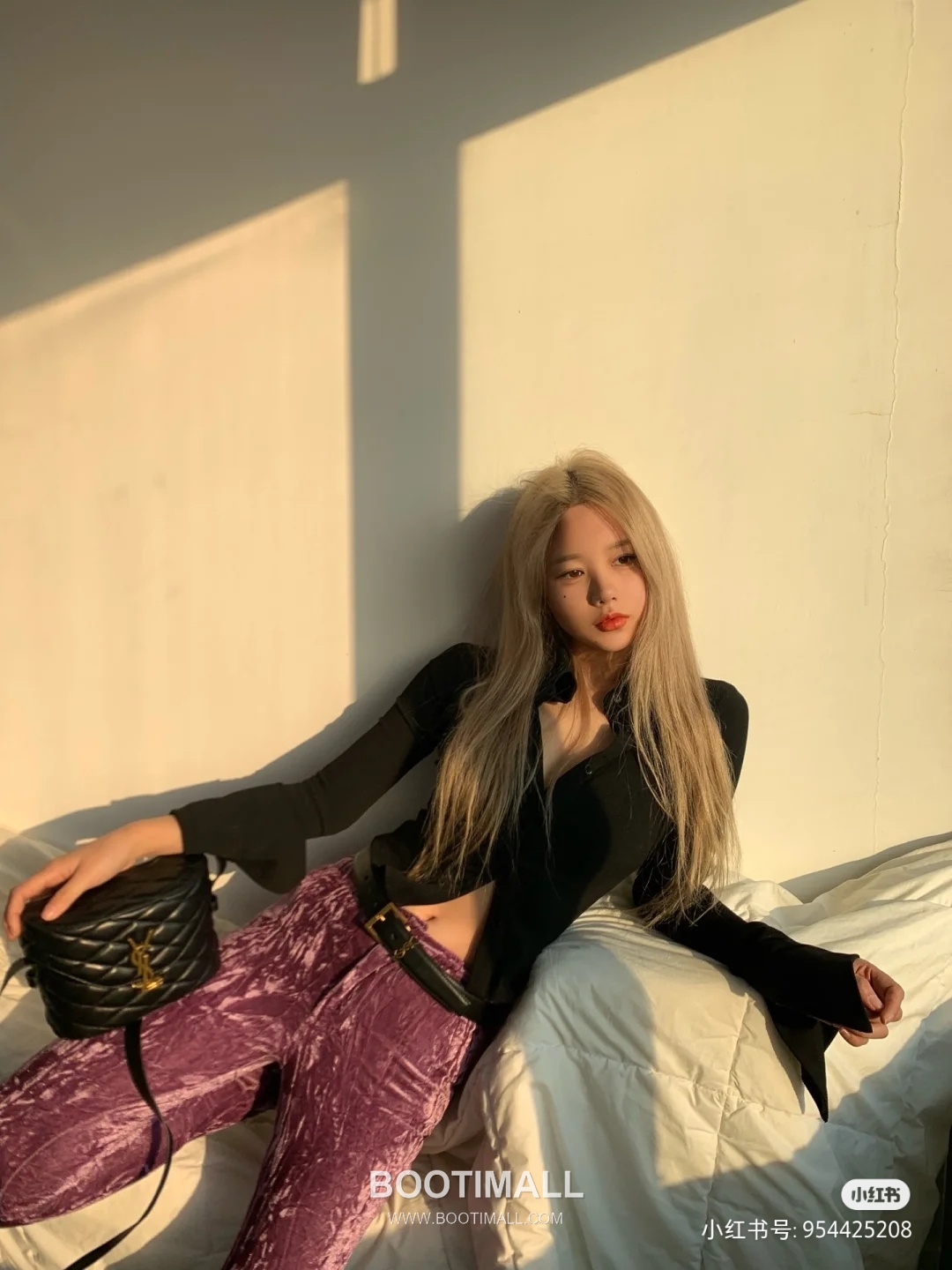 Saint Laurent June Box Croc Embossed Quilted Lambskin Top Handle Bag 7100801680780 생로랑 준 박스 크로크 엠보스 퀼팅 램스킨 탑핸들백 19cm 4