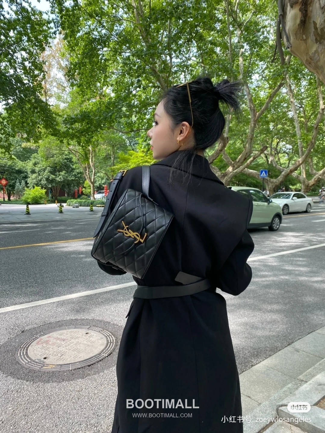 Saint Laurent June Box Croc Embossed Quilted Lambskin Top Handle Bag 7100801680780 생로랑 준 박스 크로크 엠보스 퀼팅 램스킨 탑핸들백 19cm 6