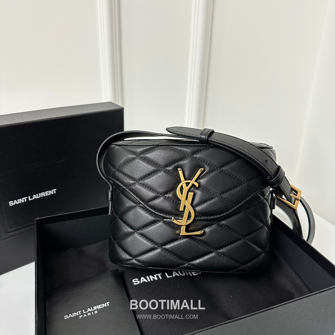 Saint Laurent June Box Croc Embossed Quilted Lambskin Top Handle Bag 7100801680780 생로랑 준 박스 크로크 엠보스 퀼팅 램스킨 탑핸들백 19cm 10