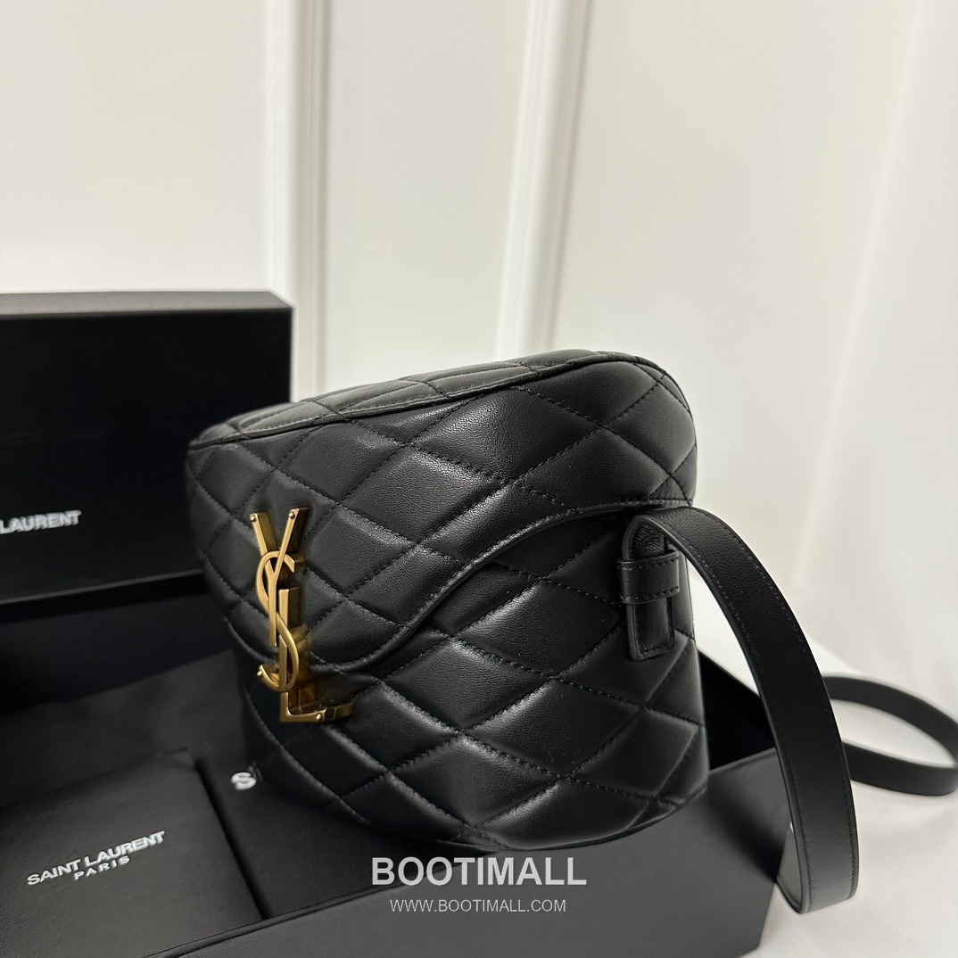 Saint Laurent June Box Croc Embossed Quilted Lambskin Top Handle Bag 7100801680780 생로랑 준 박스 크로크 엠보스 퀼팅 램스킨 탑핸들백 19cm 11