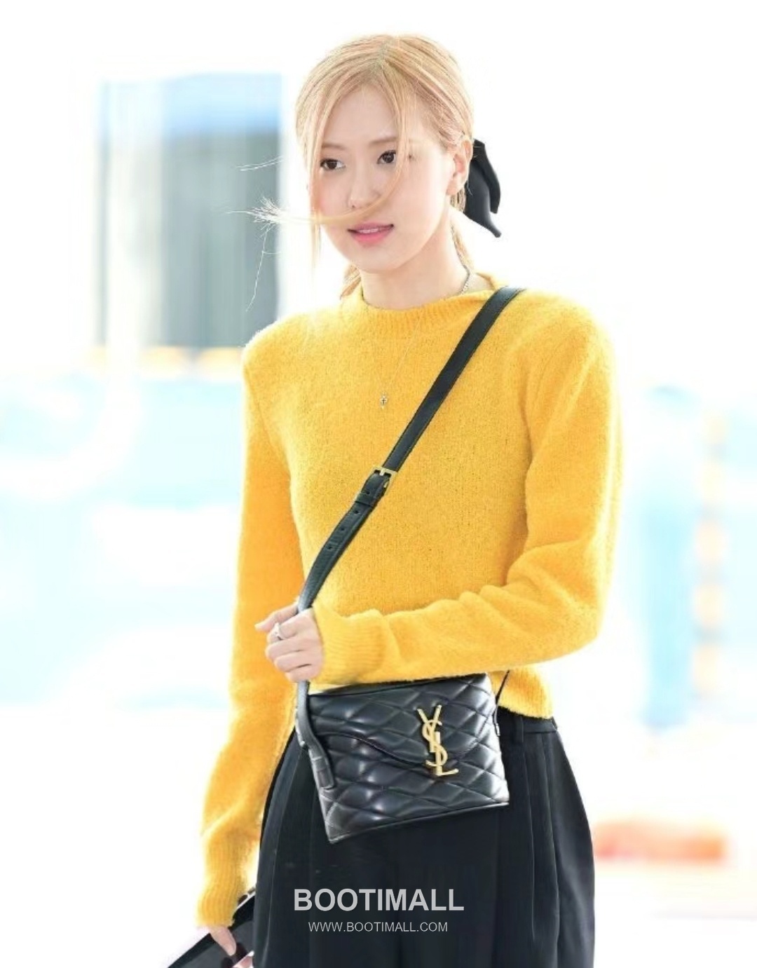 Saint Laurent June Box Croc Embossed Quilted Lambskin Top Handle Bag 7100801680780 생로랑 준 박스 크로크 엠보스 퀼팅 램스킨 탑핸들백 19cm 19