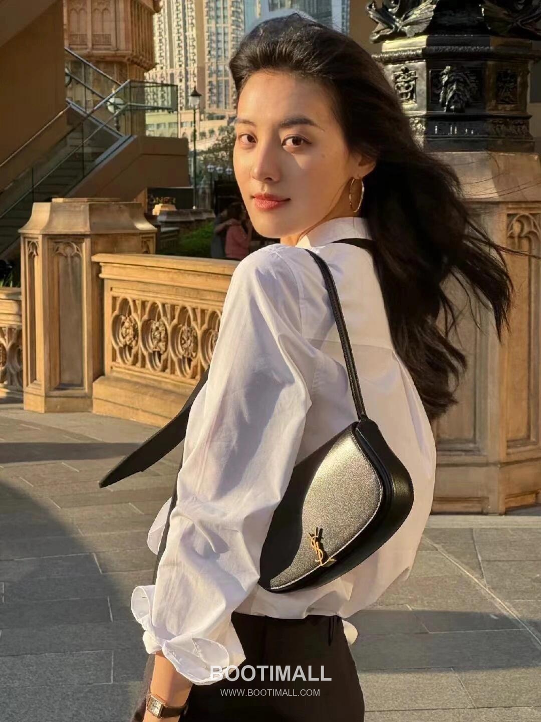 Saint Laurent Voltaire Box Leather Flap Shoulder Bag 7796421680780 생로랑 볼테르 박스 레더 플랩 숄더백 17.5cm 1