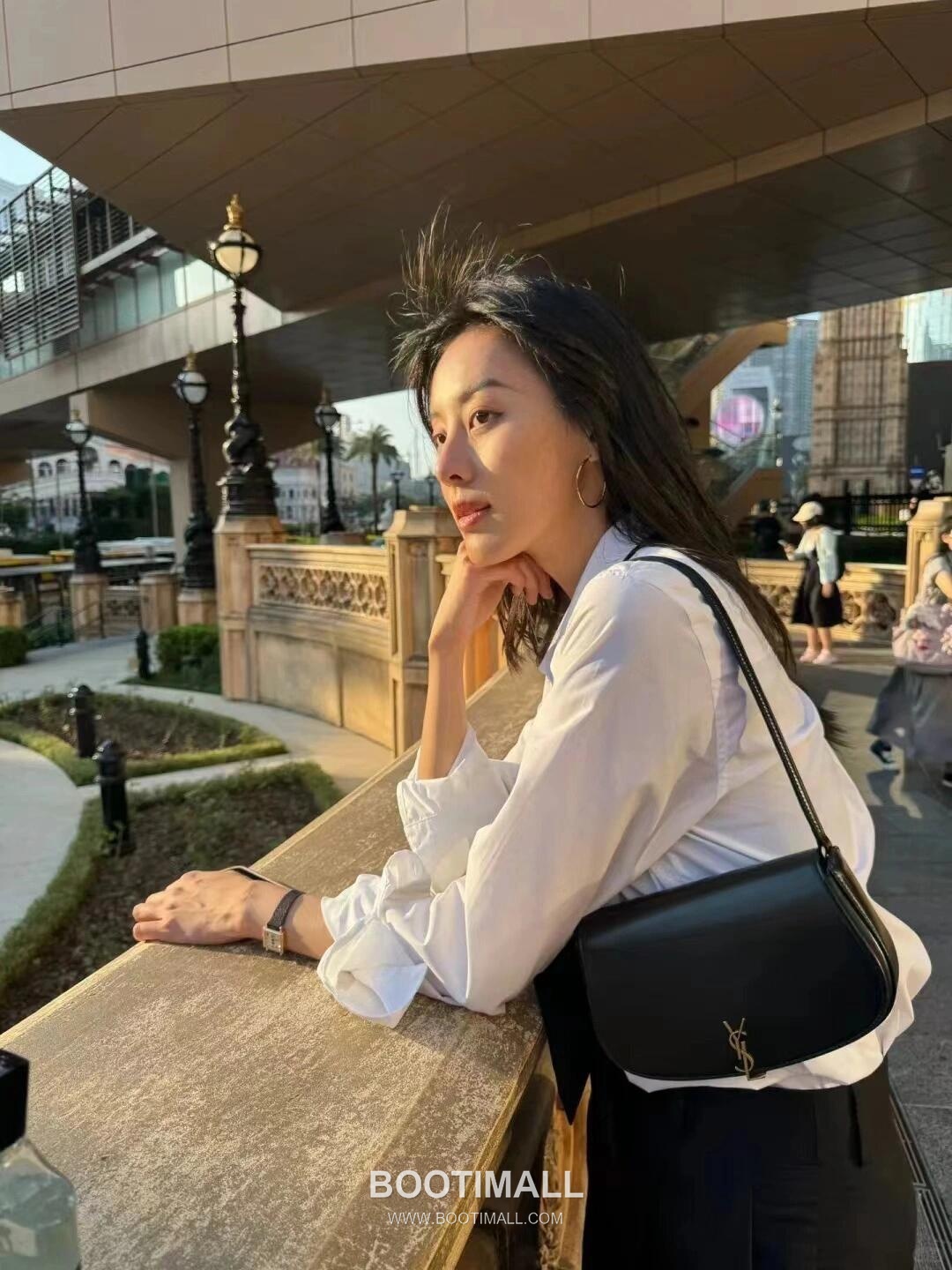 Saint Laurent Voltaire Box Leather Flap Shoulder Bag 7796421680780 생로랑 볼테르 박스 레더 플랩 숄더백 17.5cm 2