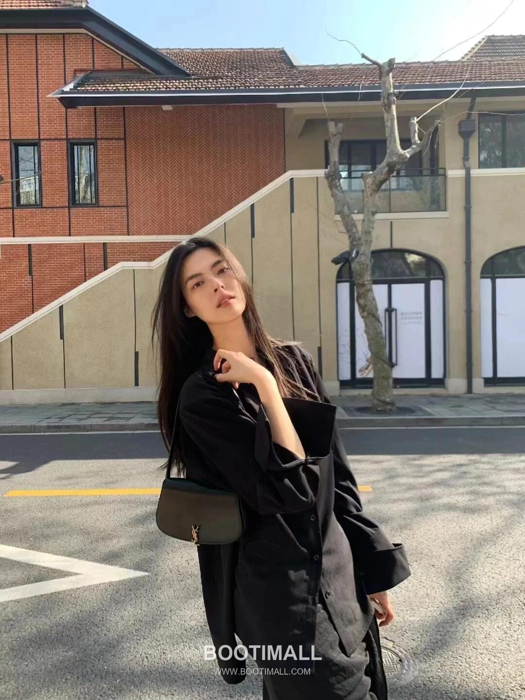 Saint Laurent Voltaire Box Leather Flap Shoulder Bag 7796421680780 생로랑 볼테르 박스 레더 플랩 숄더백 17.5cm 3