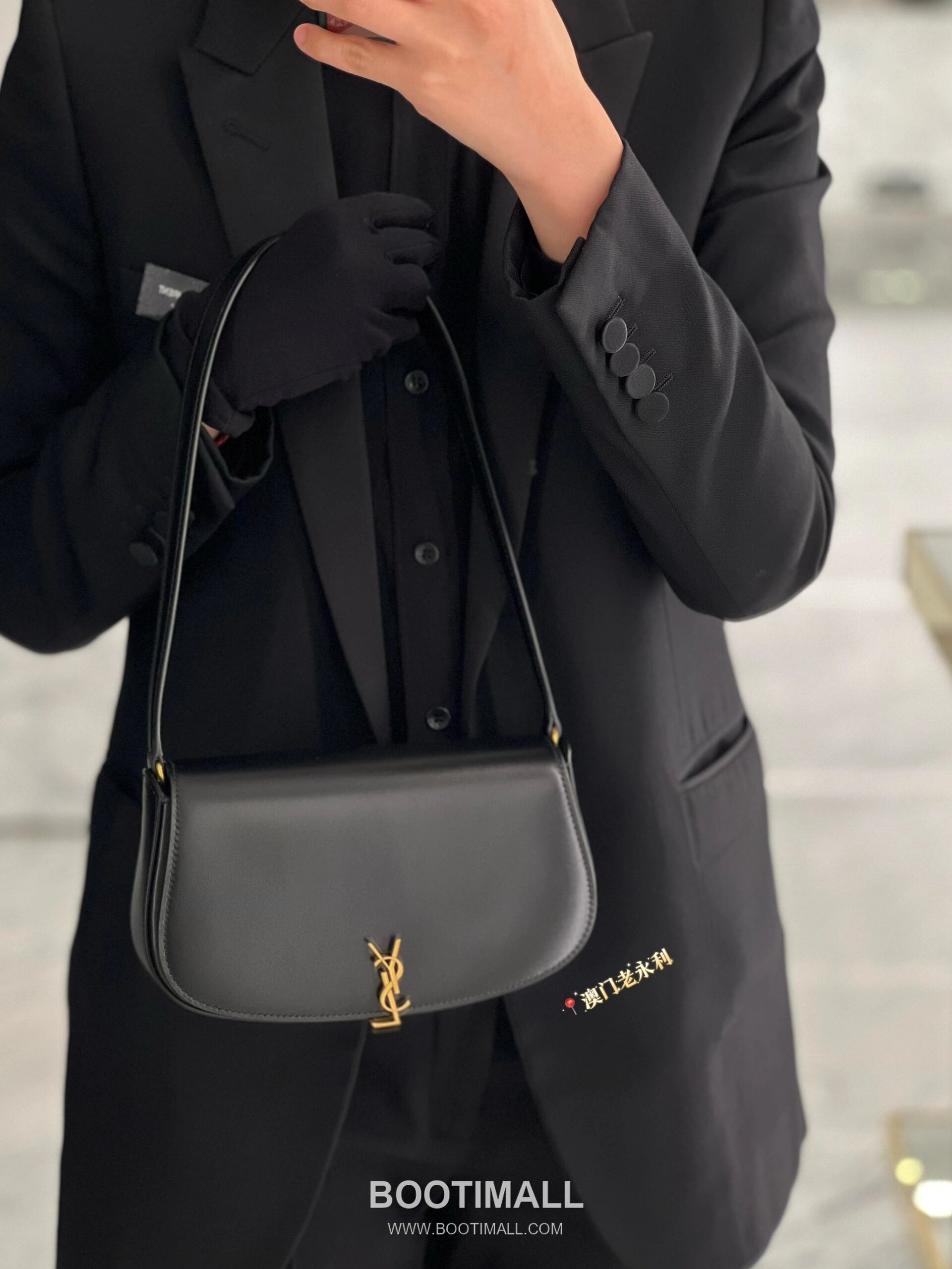 Saint Laurent Voltaire Box Leather Flap Shoulder Bag 7796421680780 생로랑 볼테르 박스 레더 플랩 숄더백 17.5cm 16