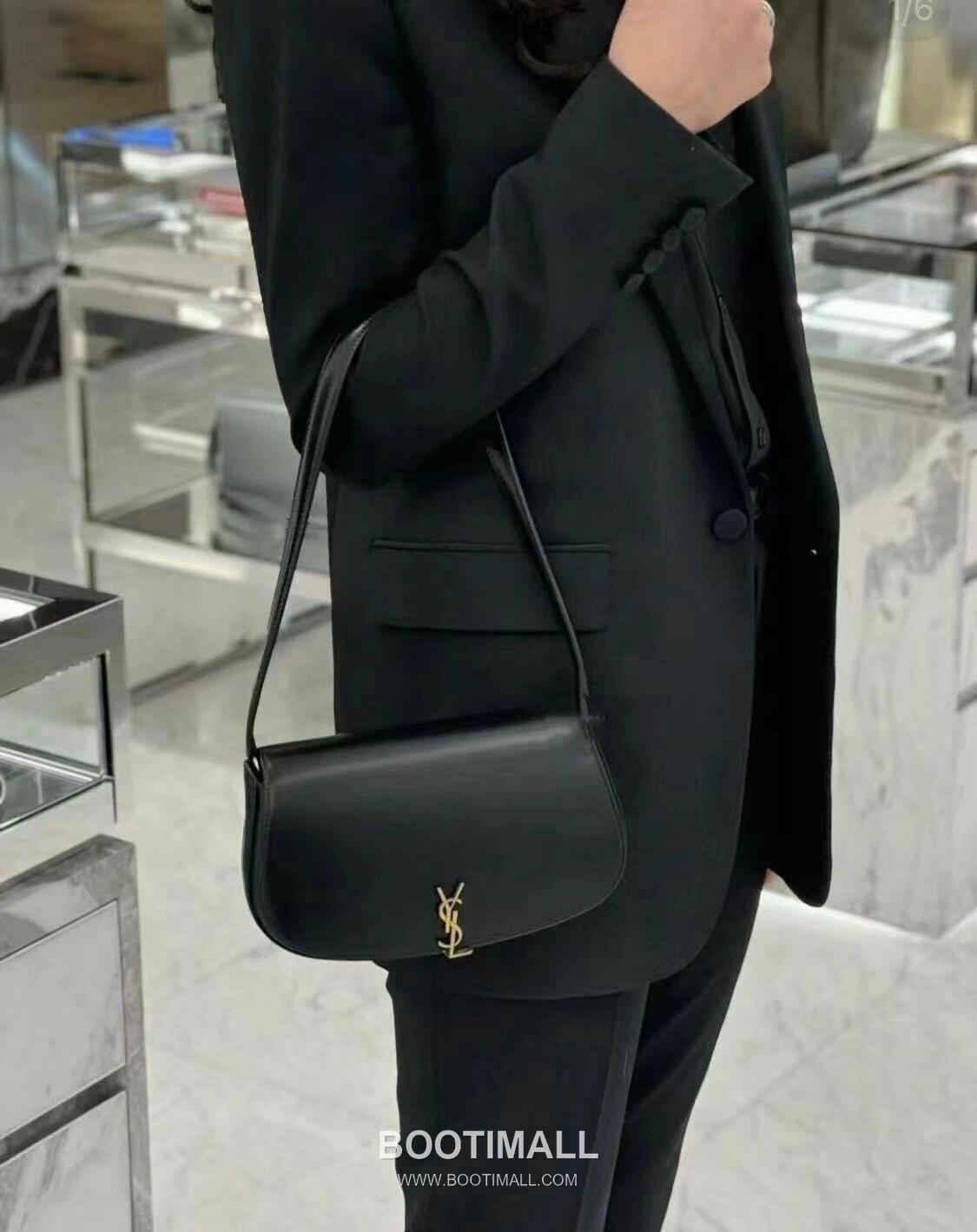 Saint Laurent Voltaire Box Leather Flap Shoulder Bag 7796421680780 생로랑 볼테르 박스 레더 플랩 숄더백 17.5cm 22