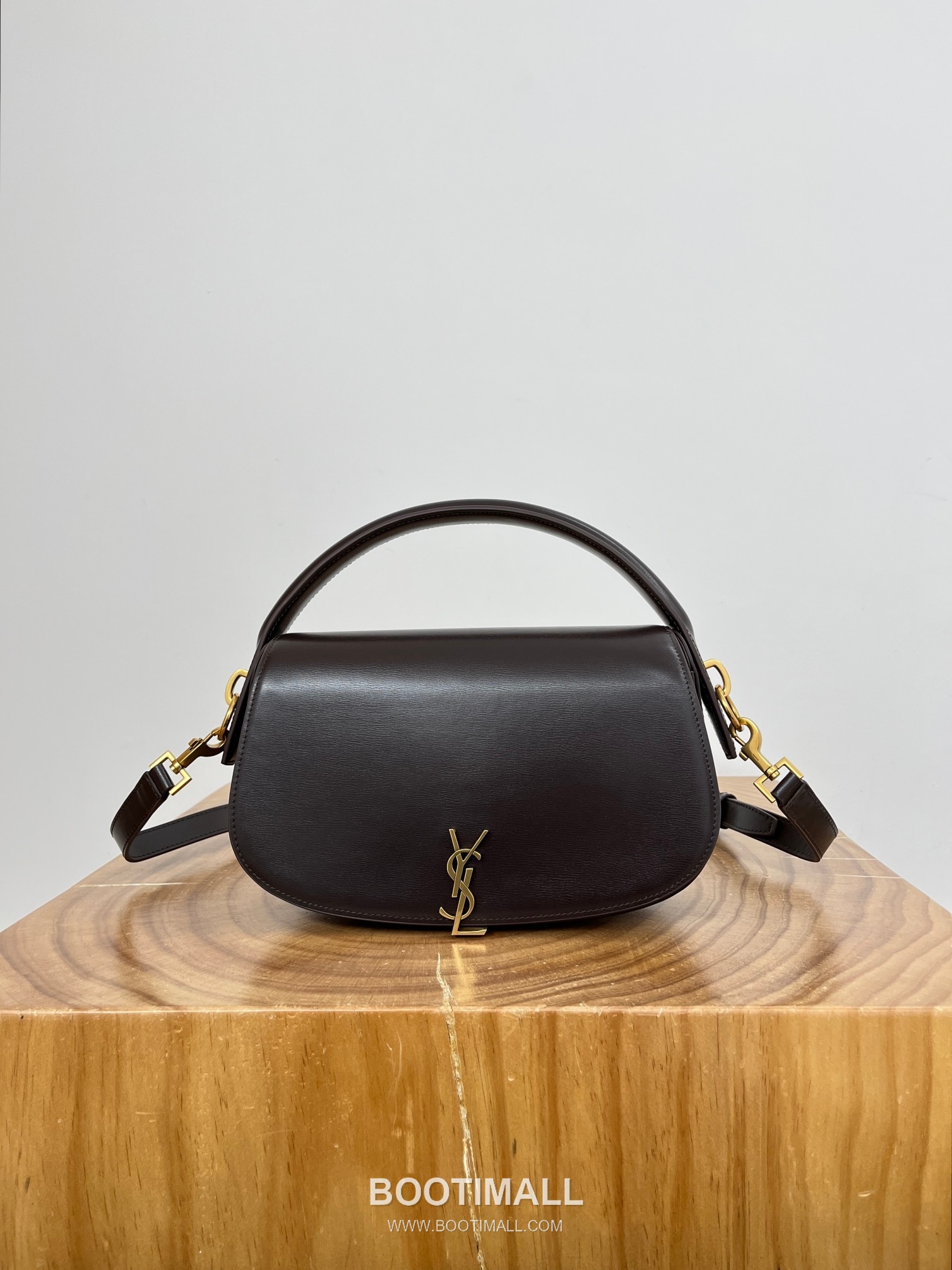 Saint Laurent Voltaire Box Leather Top Handle Shoulder Bag 7876711680880 생로랑 볼테르 박스 레더 탑핸들 숄더백 24cm 1