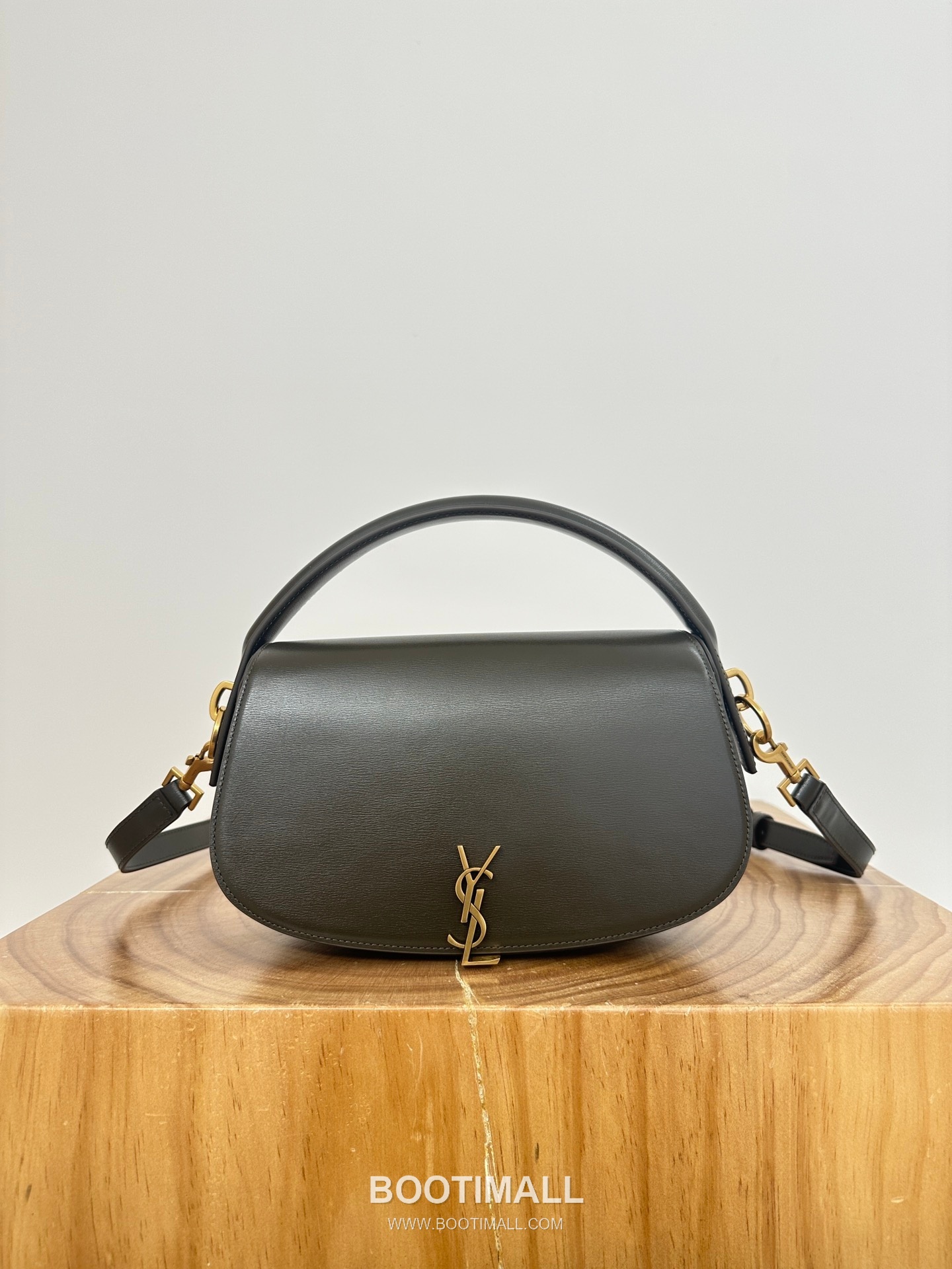 Saint Laurent Voltaire Box Leather Top Handle Shoulder Bag 7876711680880 생로랑 볼테르 박스 레더 탑핸들 숄더백 24cm 1