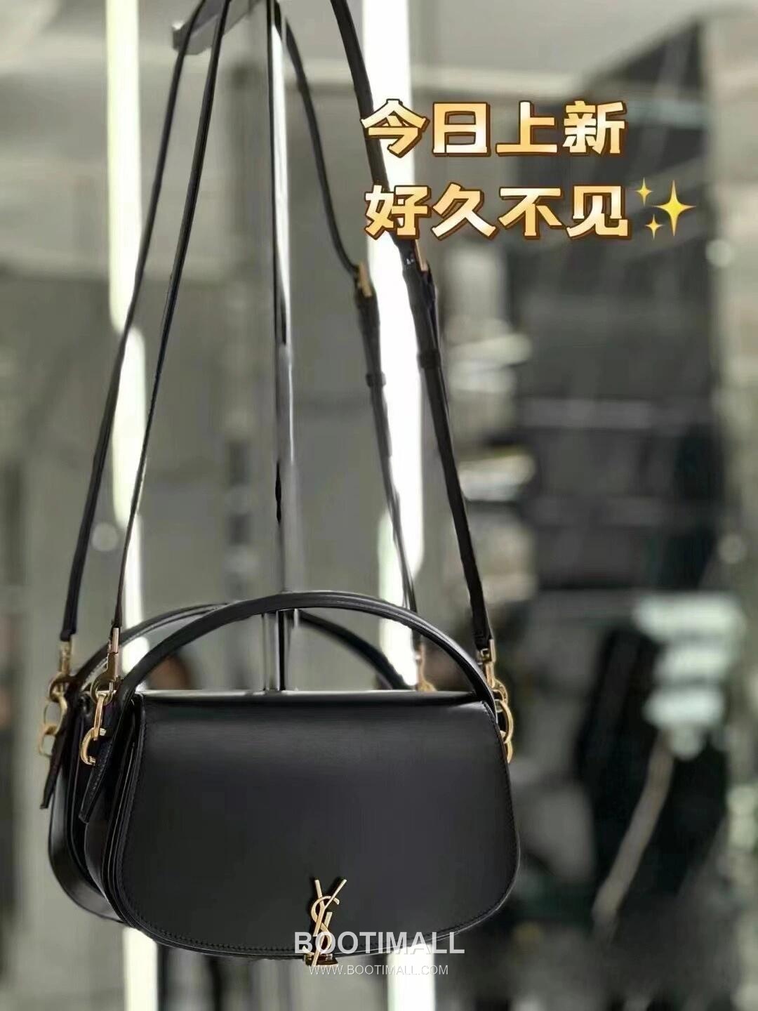 Saint Laurent Voltaire Box Leather Top Handle Shoulder Bag 7876711680880 생로랑 볼테르 박스 레더 탑핸들 숄더백 24cm 20