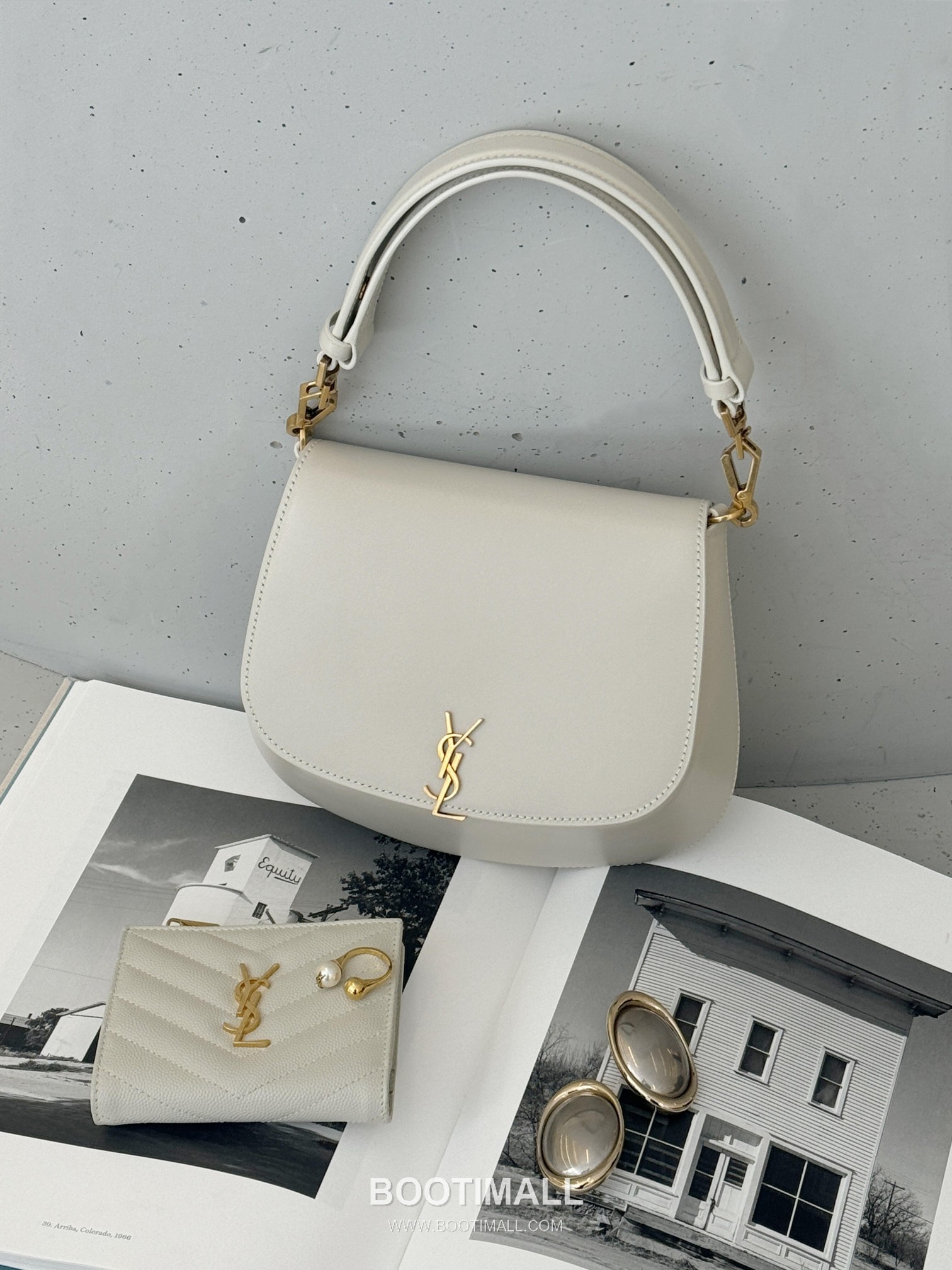 Saint Laurent Voltaire Box Leather Top Handle Shoulder Bag 8008461680880 생로랑 볼테르 박스 레더 탑핸들 숄더백 21cm 10