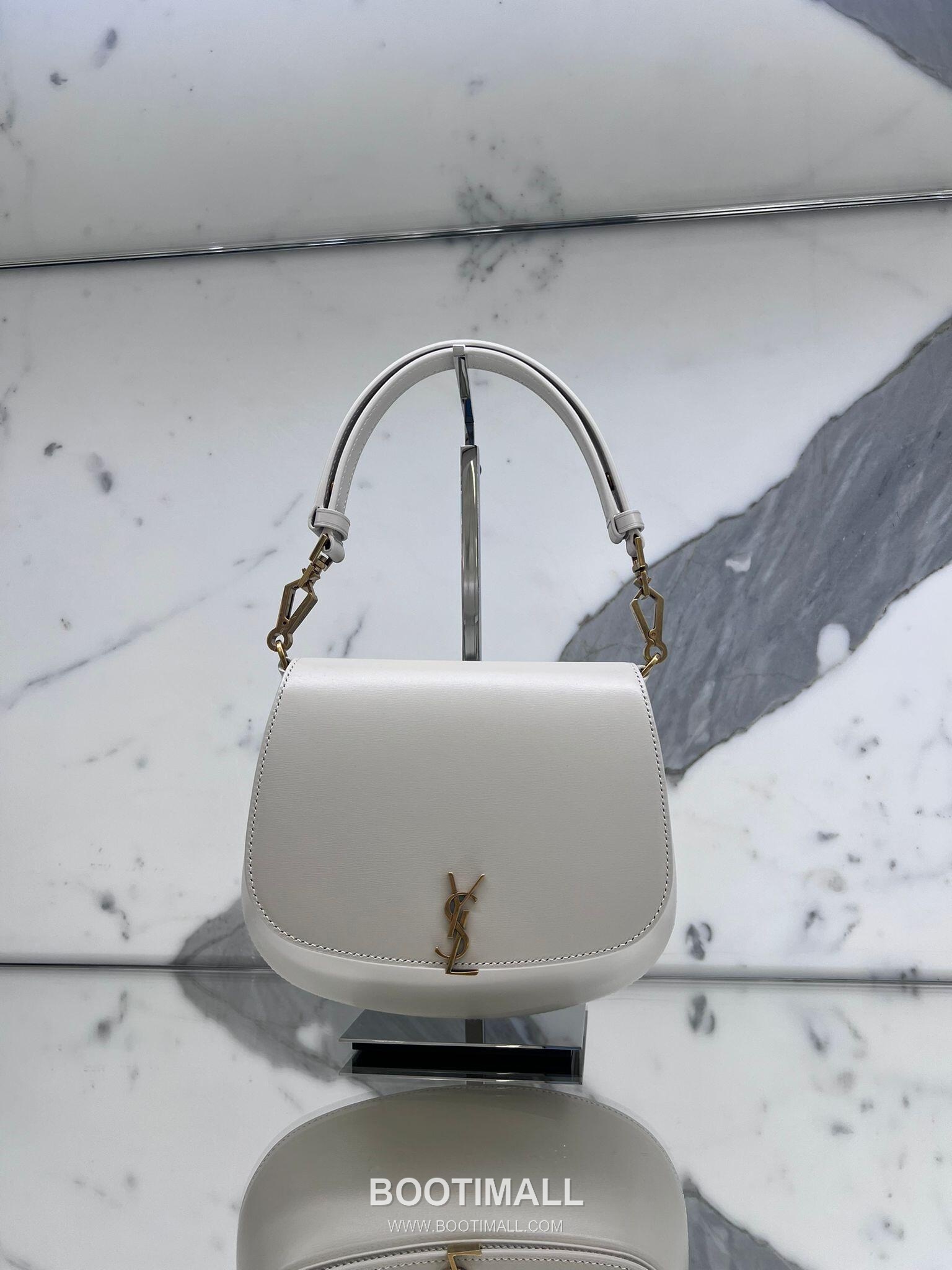 Saint Laurent Voltaire Box Leather Top Handle Shoulder Bag 8008461680880 생로랑 볼테르 박스 레더 탑핸들 숄더백 21cm 13