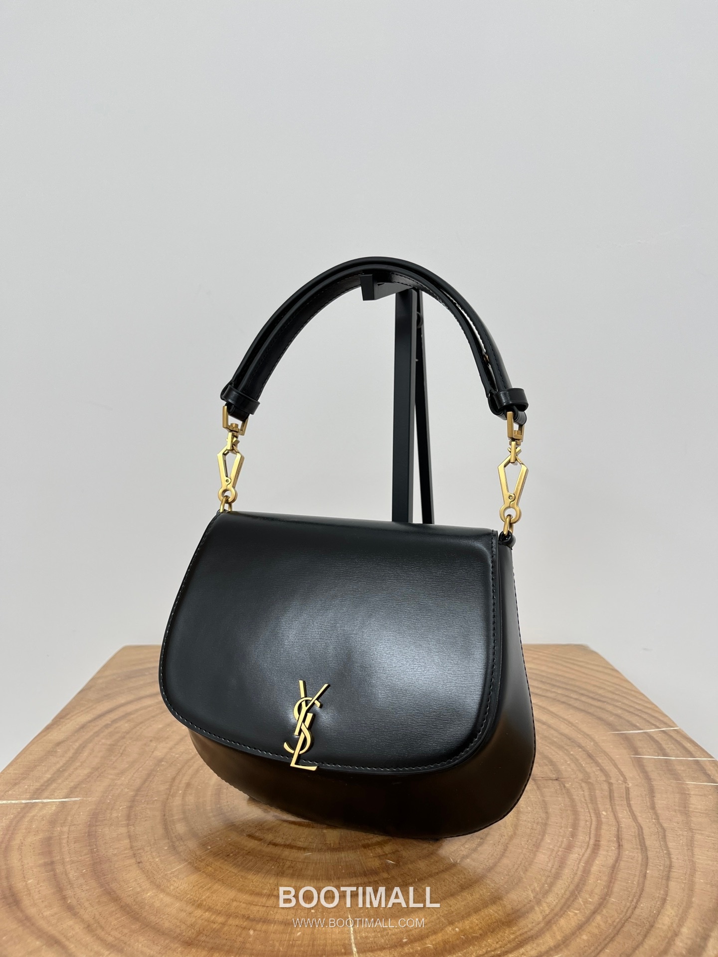 Saint Laurent Voltaire Box Leather Top Handle Shoulder Bag 8008461680880 생로랑 볼테르 박스 레더 탑핸들 숄더백 21cm 11