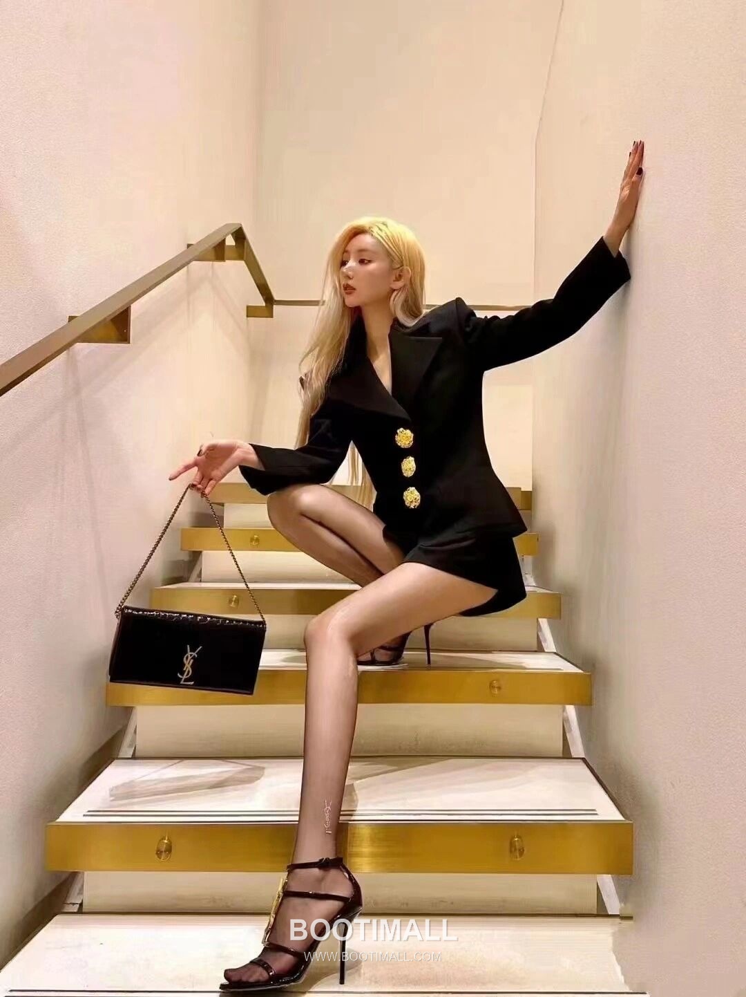 Saint Laurent Kate 99 Quilted Lambskin Shoulder Bag 6320141680800 생로랑 케이트 99 퀼팅 램스킨 숄더백 26cm 5