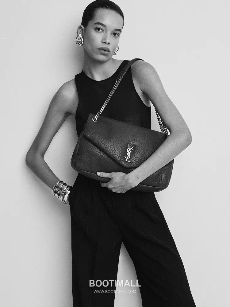 Saint Laurent Calypso Lambskin Chain Shoulder Bag 7773991680980 생로랑 칼립소 램스킨 체인 숄더백 28cm 1