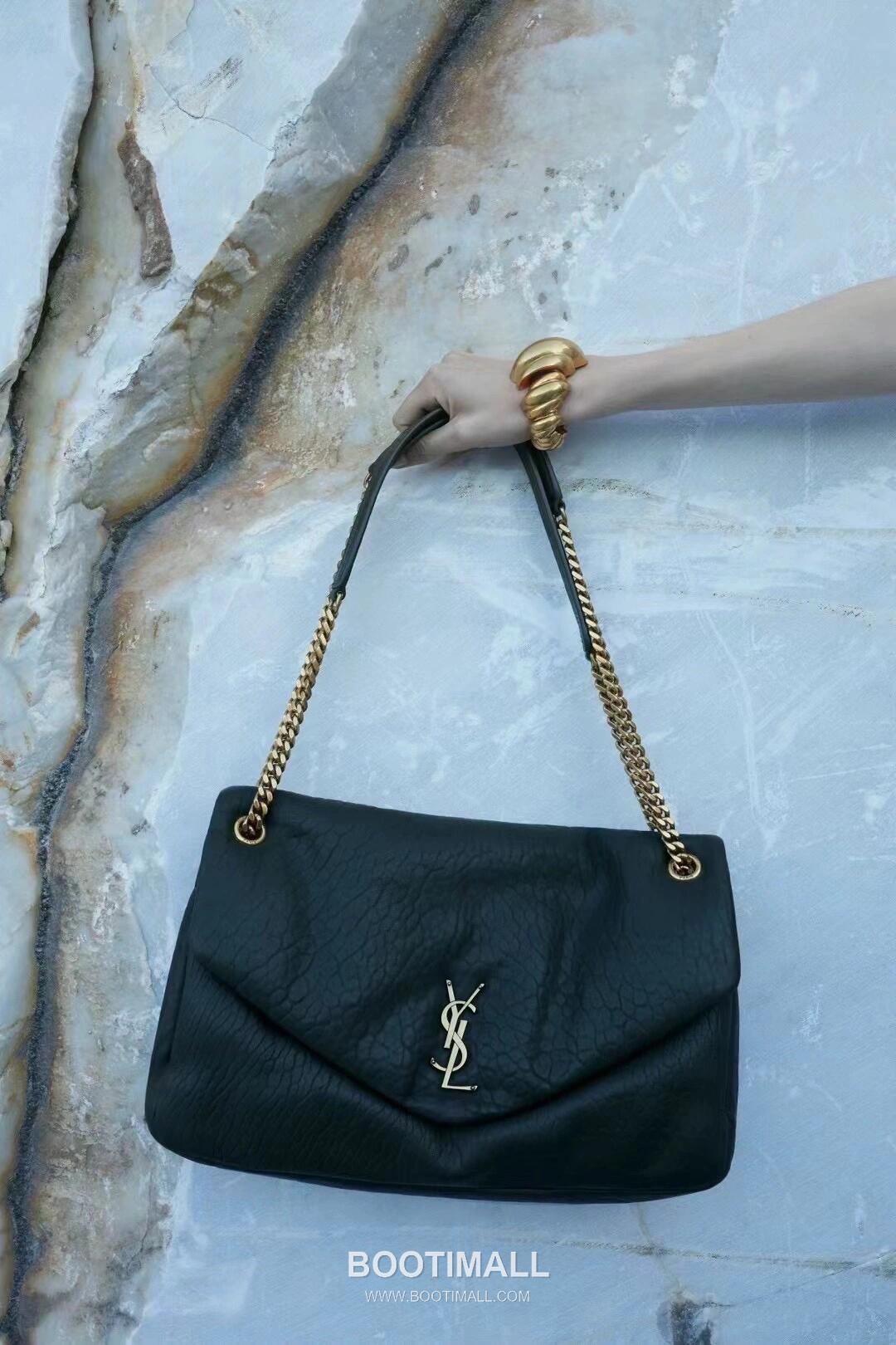 Saint Laurent Calypso Lambskin Chain Shoulder Bag 7773991680980 생로랑 칼립소 램스킨 체인 숄더백 28cm 8