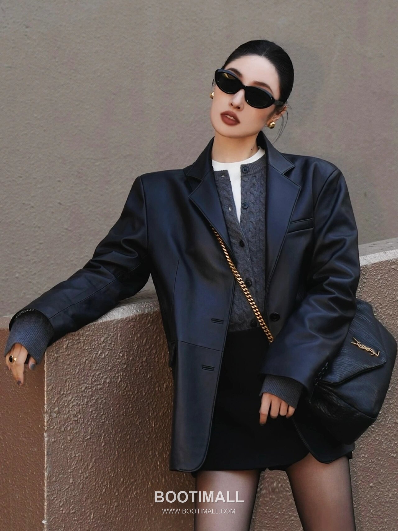 Saint Laurent Calypso Lambskin Chain Shoulder Bag 7773991680980 생로랑 칼립소 램스킨 체인 숄더백 28cm 19