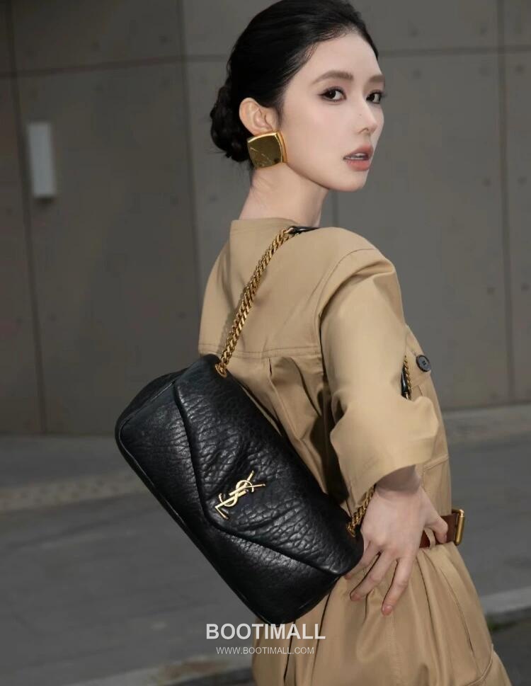 Saint Laurent Calypso Grain Lambskin Chain Shoulder Bag 7341531680880 생로랑 칼립소 그레인 램스킨 체인 숄더백 26cm 1