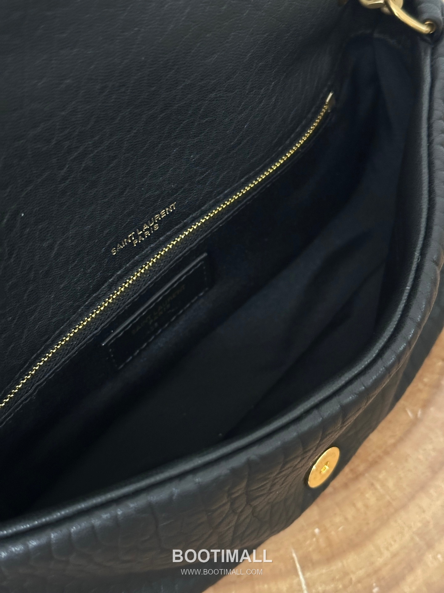 Saint Laurent Calypso Grain Lambskin Chain Shoulder Bag 7341531680880 생로랑 칼립소 그레인 램스킨 체인 숄더백 26cm 10