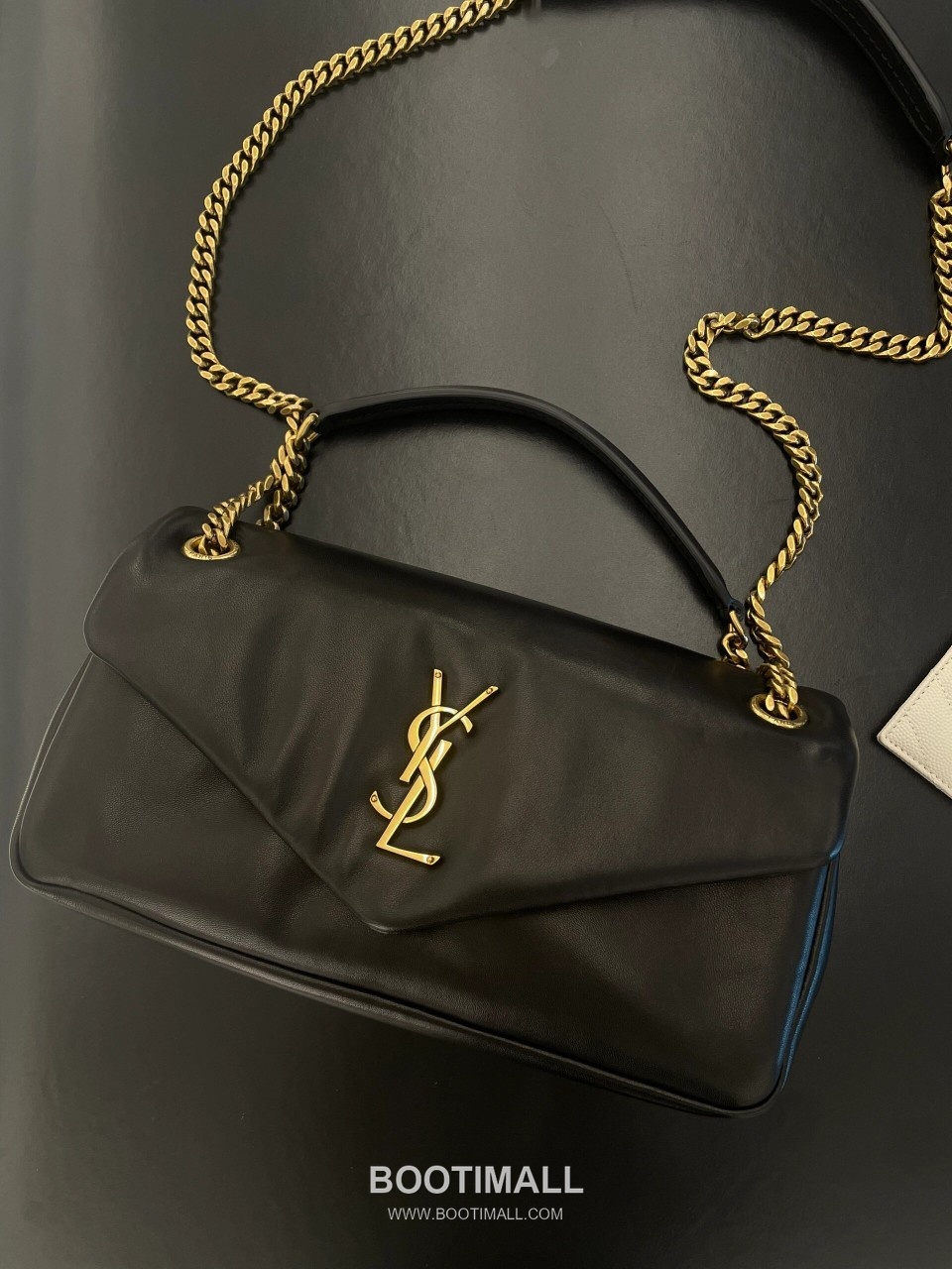 Saint Laurent Calypso Lambskin Chain Shoulder Bag 7341531680880 생로랑 칼립소 램스킨 체인 숄더백 26cm 3