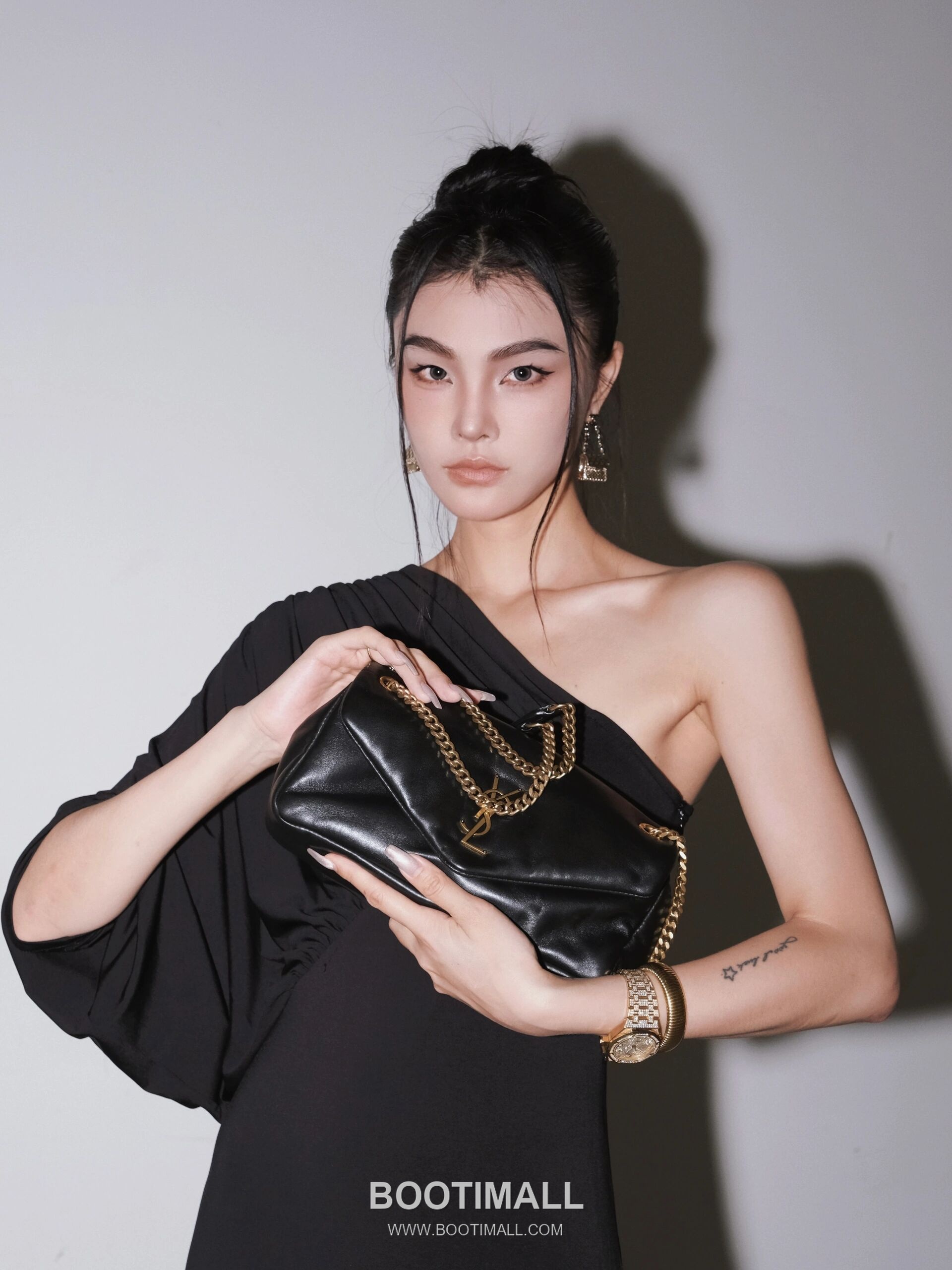 Saint Laurent Calypso Lambskin Chain Shoulder Bag 7341531680880 생로랑 칼립소 램스킨 체인 숄더백 26cm 2