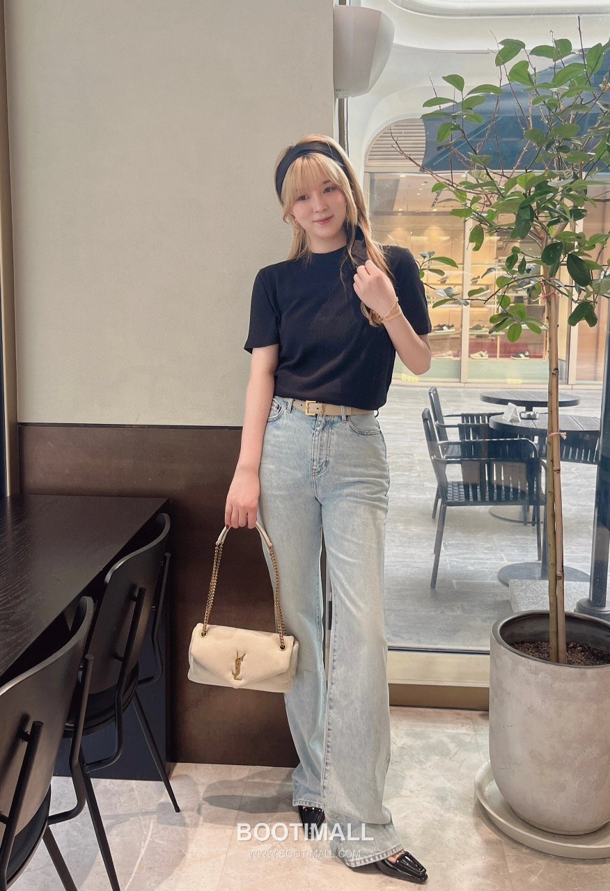 Saint Laurent Calypso Lambskin Chain Shoulder Bag 7341531680880 생로랑 칼립소 램스킨 체인 숄더백 26cm 10