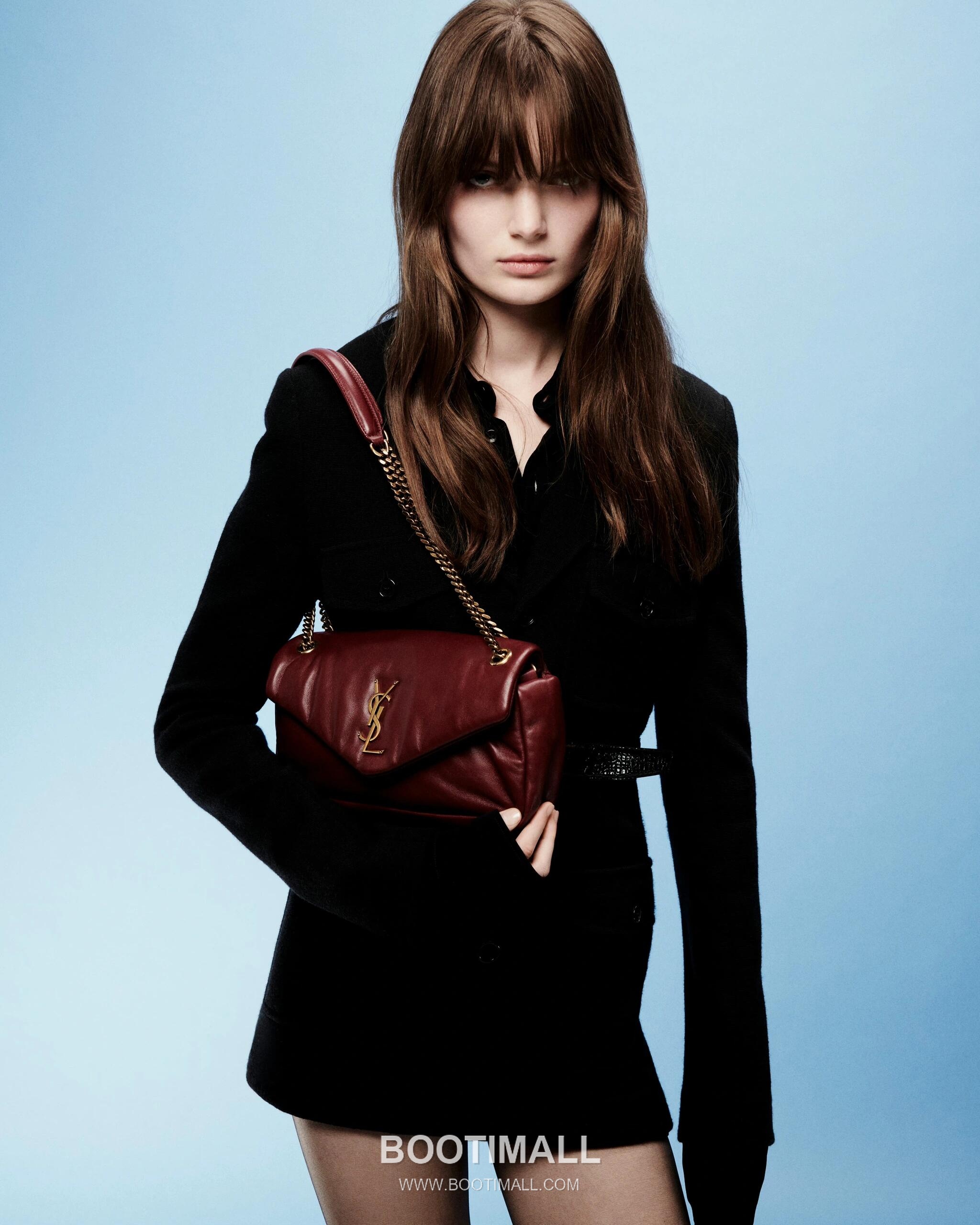 Saint Laurent Calypso Lambskin Chain Shoulder Bag 7341531680880 생로랑 칼립소 램스킨 체인 숄더백 26cm 2