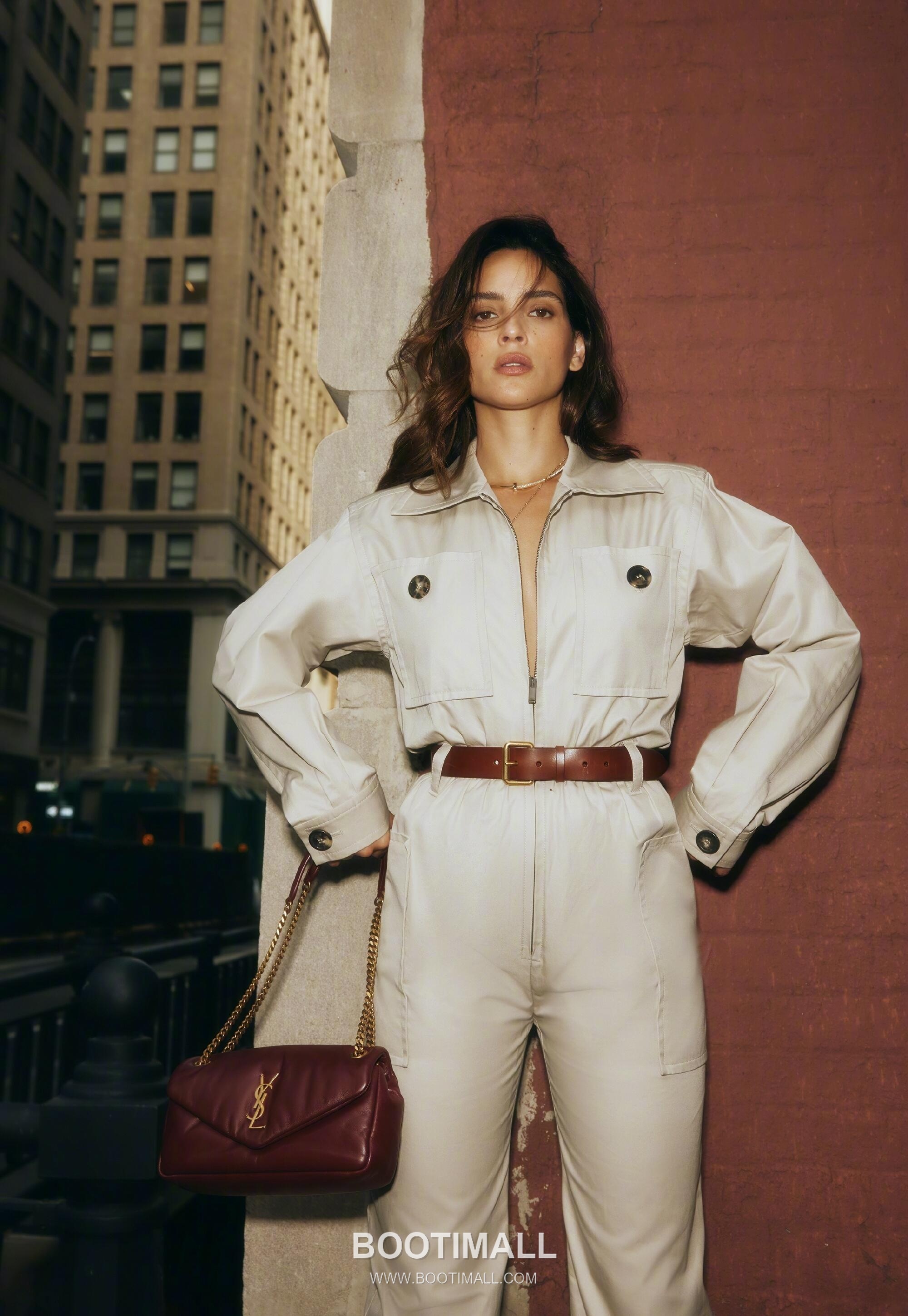 Saint Laurent Calypso Lambskin Chain Shoulder Bag 7341531680880 생로랑 칼립소 램스킨 체인 숄더백 26cm 3