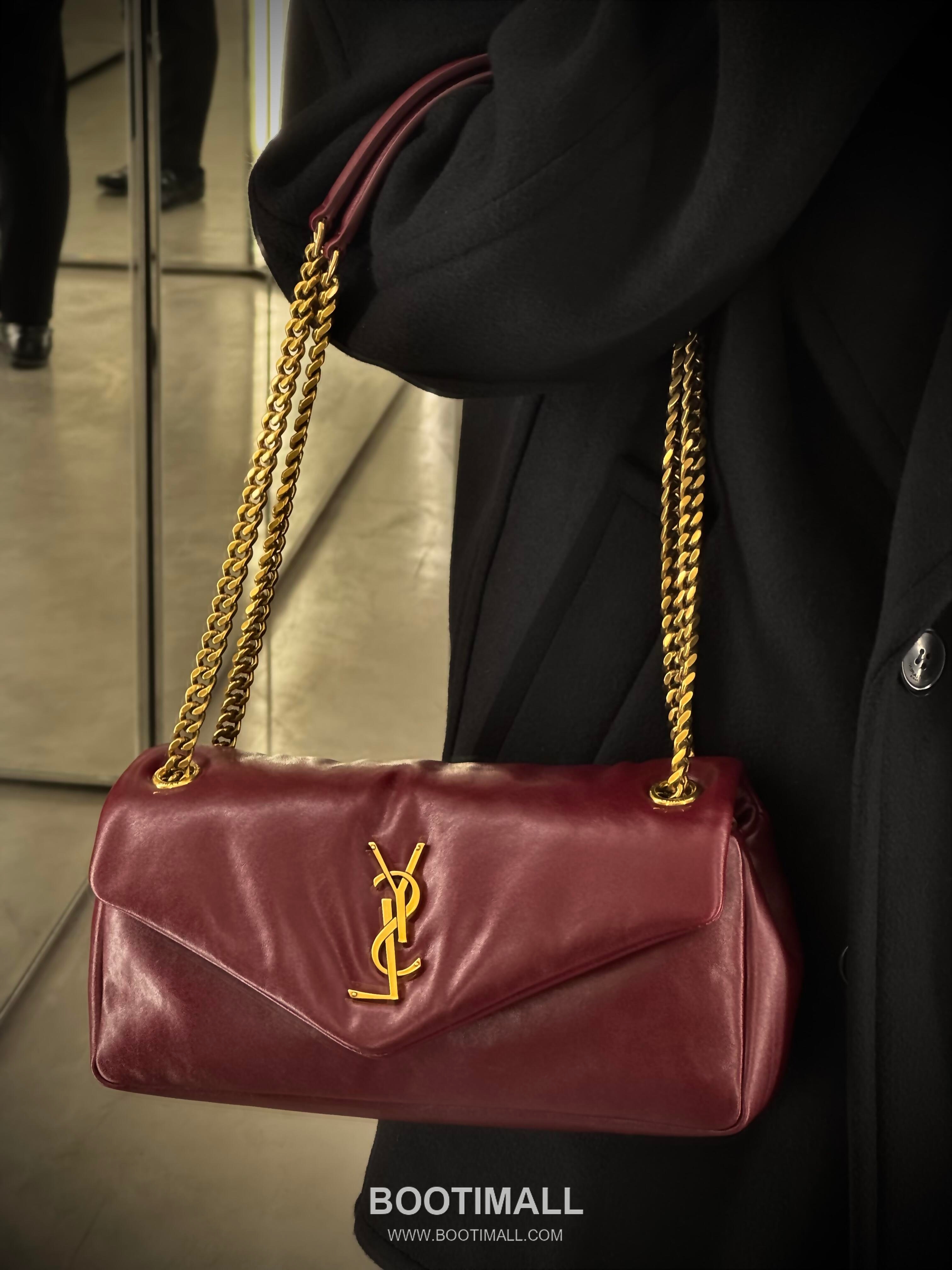 Saint Laurent Calypso Lambskin Chain Shoulder Bag 7341531680880 생로랑 칼립소 램스킨 체인 숄더백 26cm 5