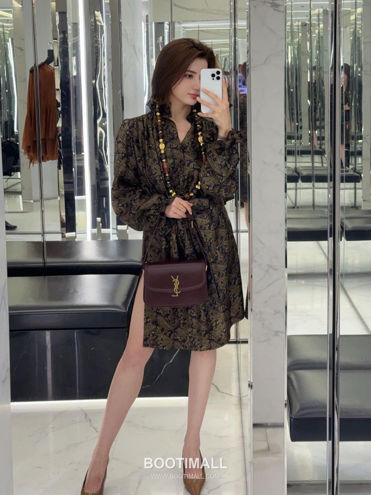 Saint Laurent Solferino Medium Box Leather Flap Shoulder Bag 8323301680980 생로랑 솔페리노 미디움 박스 레더 플랩 숄더백 24cm 4