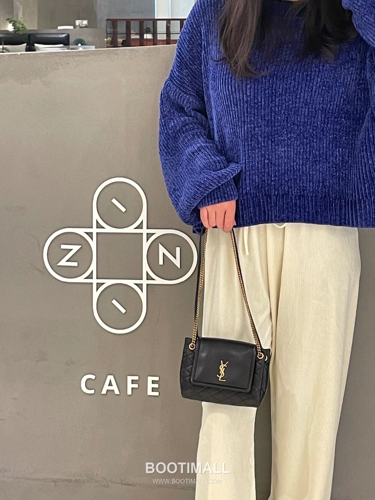 Saint Laurent Mini Nolita Quilted Lambskin Chain Shoulder Bag 6727381680780 생로랑 미니 놀리타 퀼팅 램스킨 체인 숄더백 18cm 9