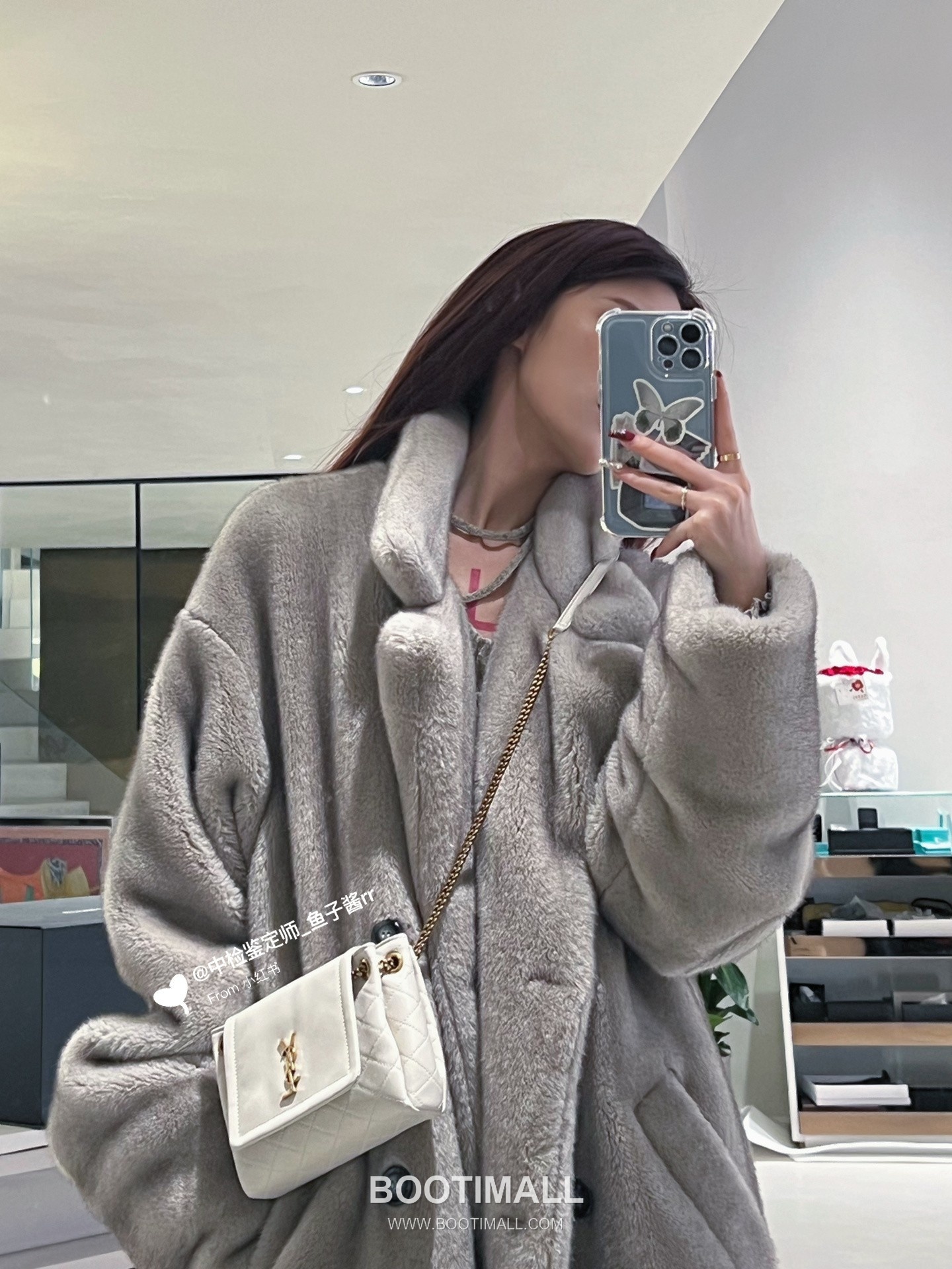 Saint Laurent Mini Nolita Quilted Lambskin Chain Shoulder Bag 6727381680780 생로랑 미니 놀리타 퀼팅 램스킨 체인 숄더백 18cm 21