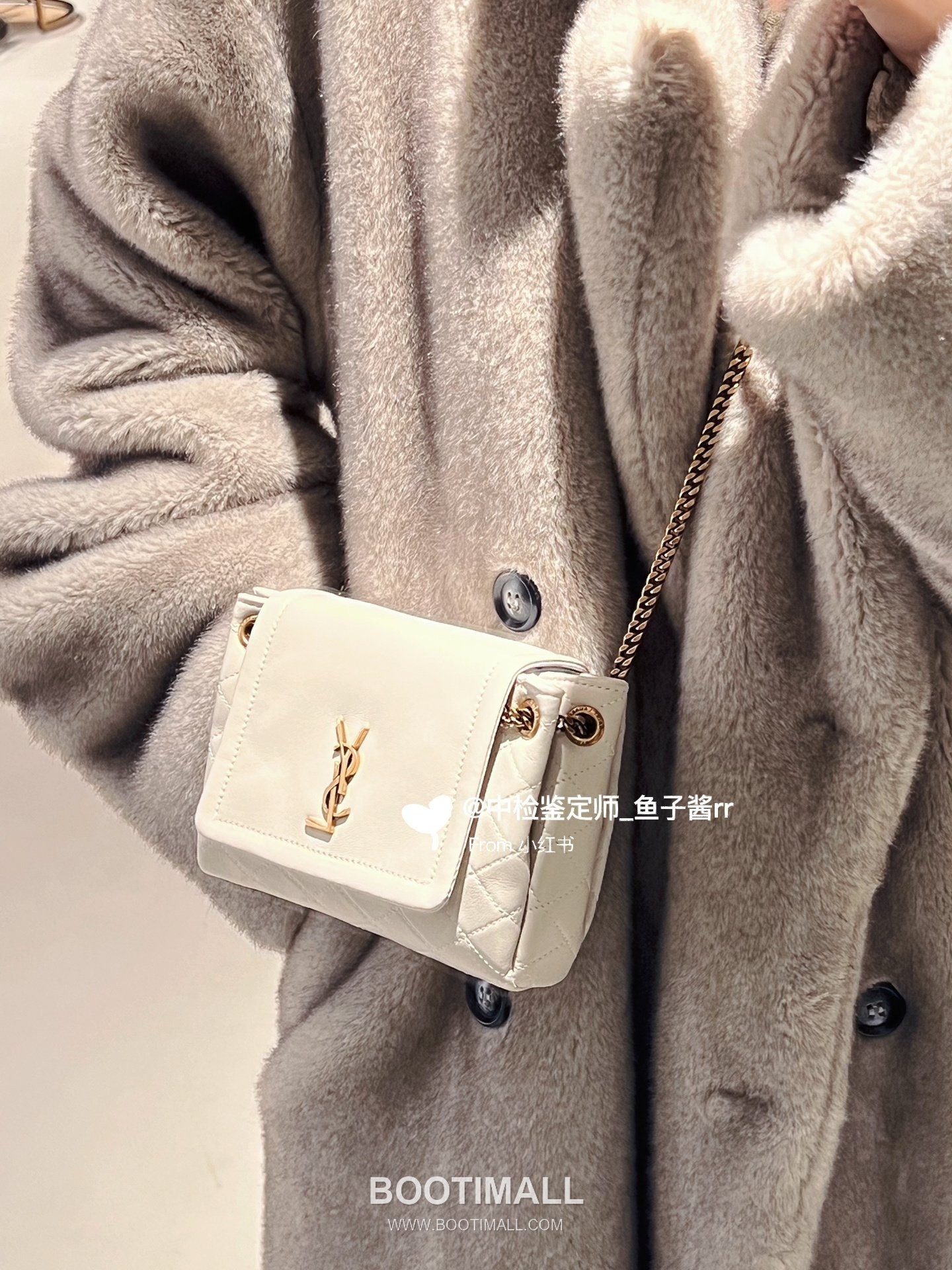 Saint Laurent Mini Nolita Quilted Lambskin Chain Shoulder Bag 6727381680780 생로랑 미니 놀리타 퀼팅 램스킨 체인 숄더백 18cm 23