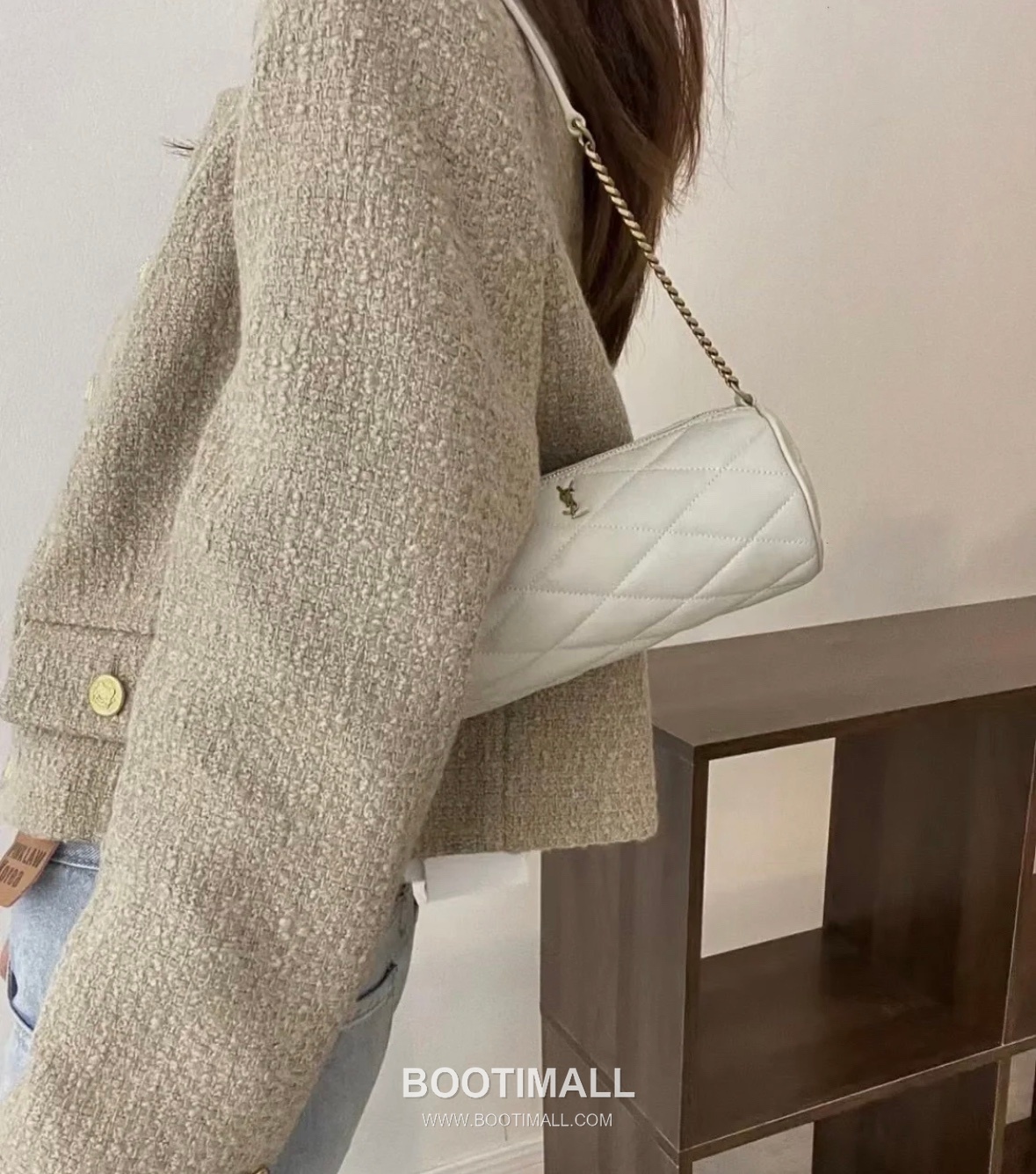 Saint Laurent Sade Quilted Lambskin Mini Shoulder Bag 6997031680680 생로랑 사드 퀼팅 램스킨 미니 숄더백 20cm 2