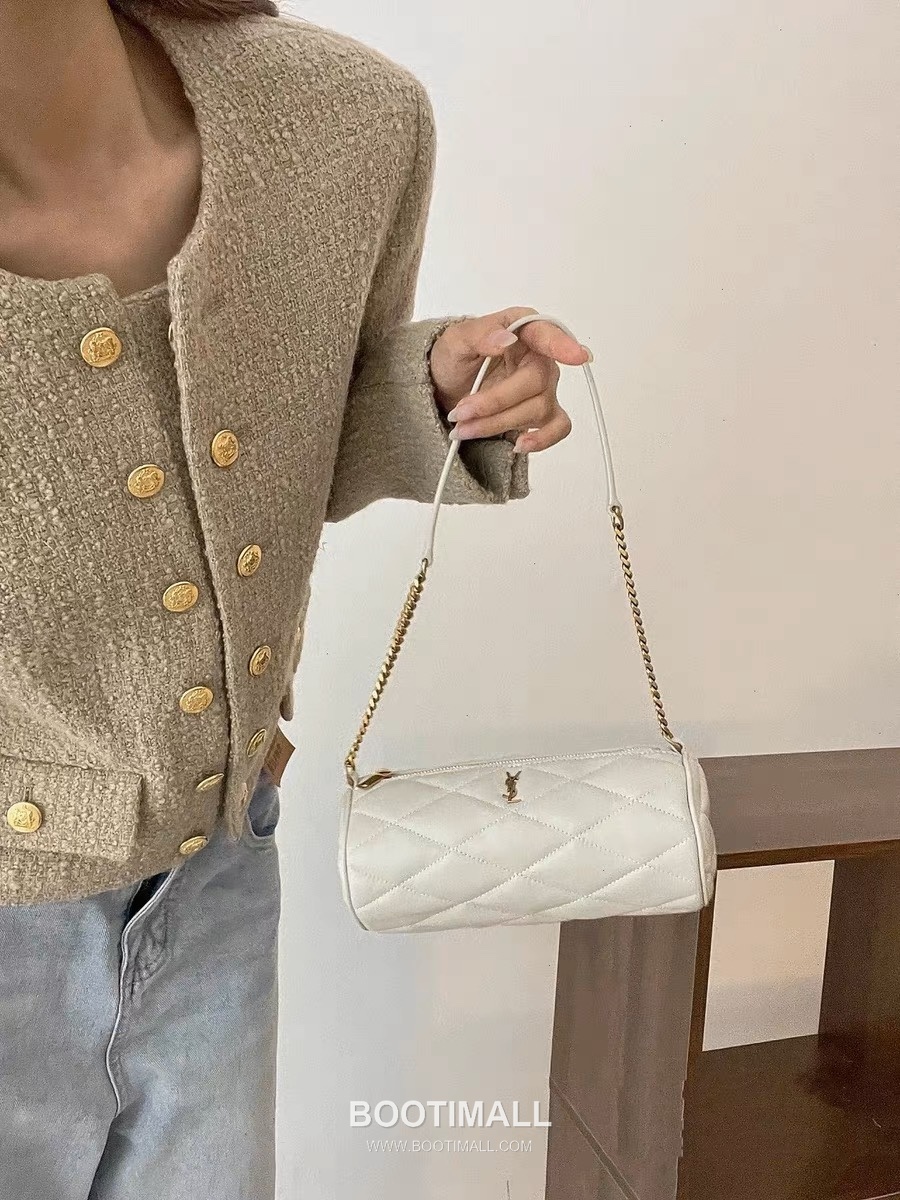 Saint Laurent Sade Quilted Lambskin Mini Shoulder Bag 6997031680680 생로랑 사드 퀼팅 램스킨 미니 숄더백 20cm 4